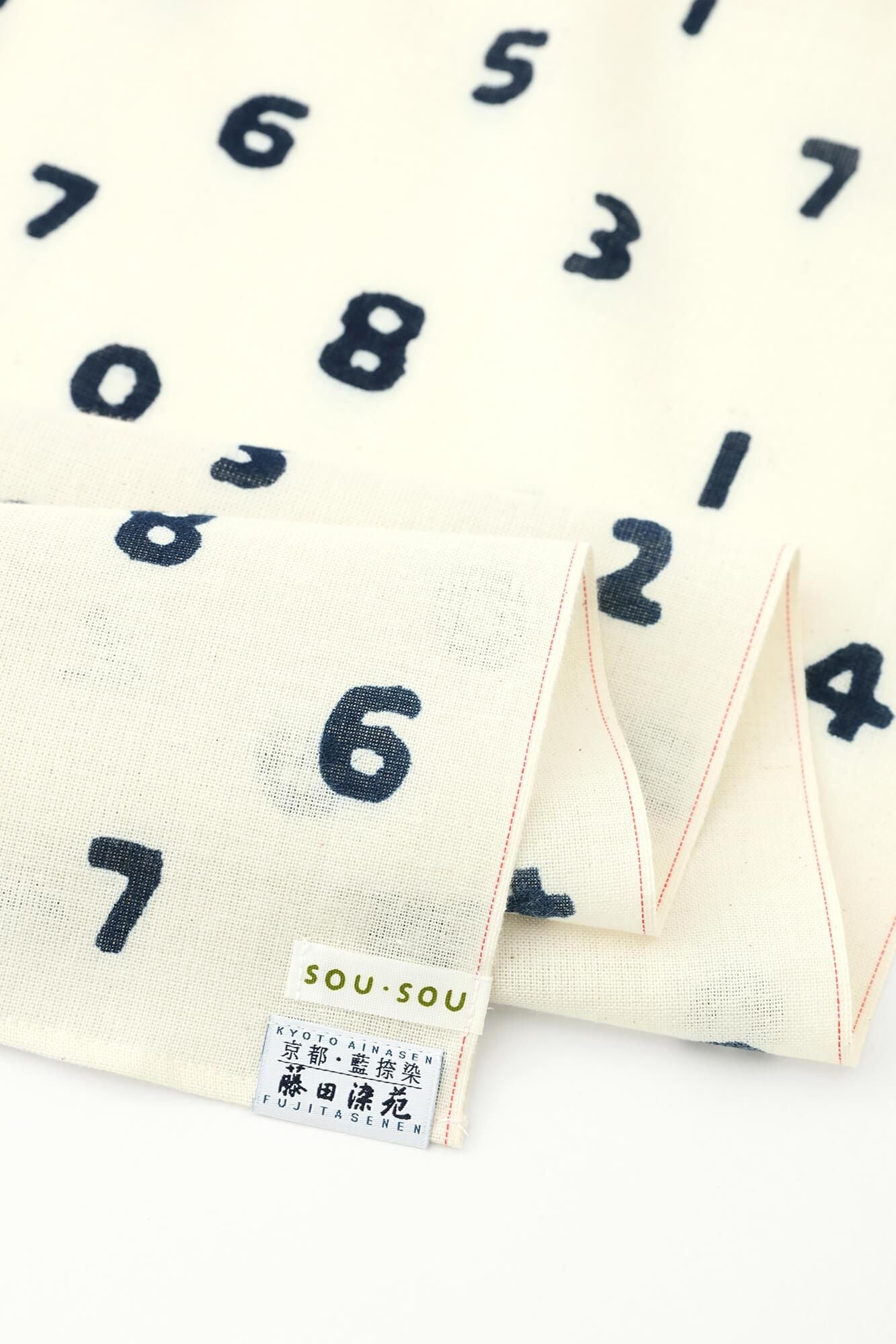 SOU・SOU ×藤田染苑藍捺染圍巾/ SO-SU-U十數2
