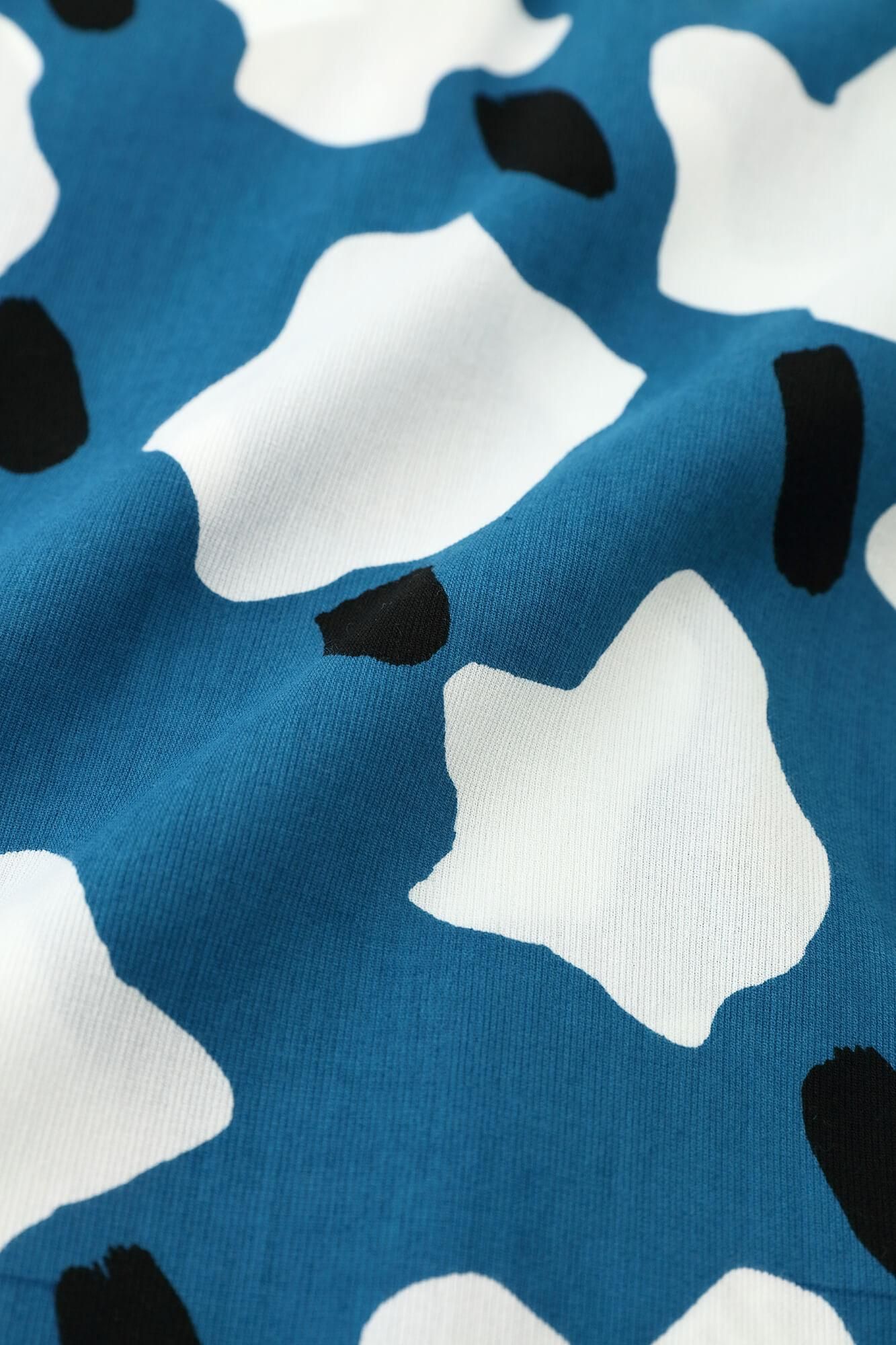 高島縮棉 40/40 方領上衣 六分袖/棉花糖