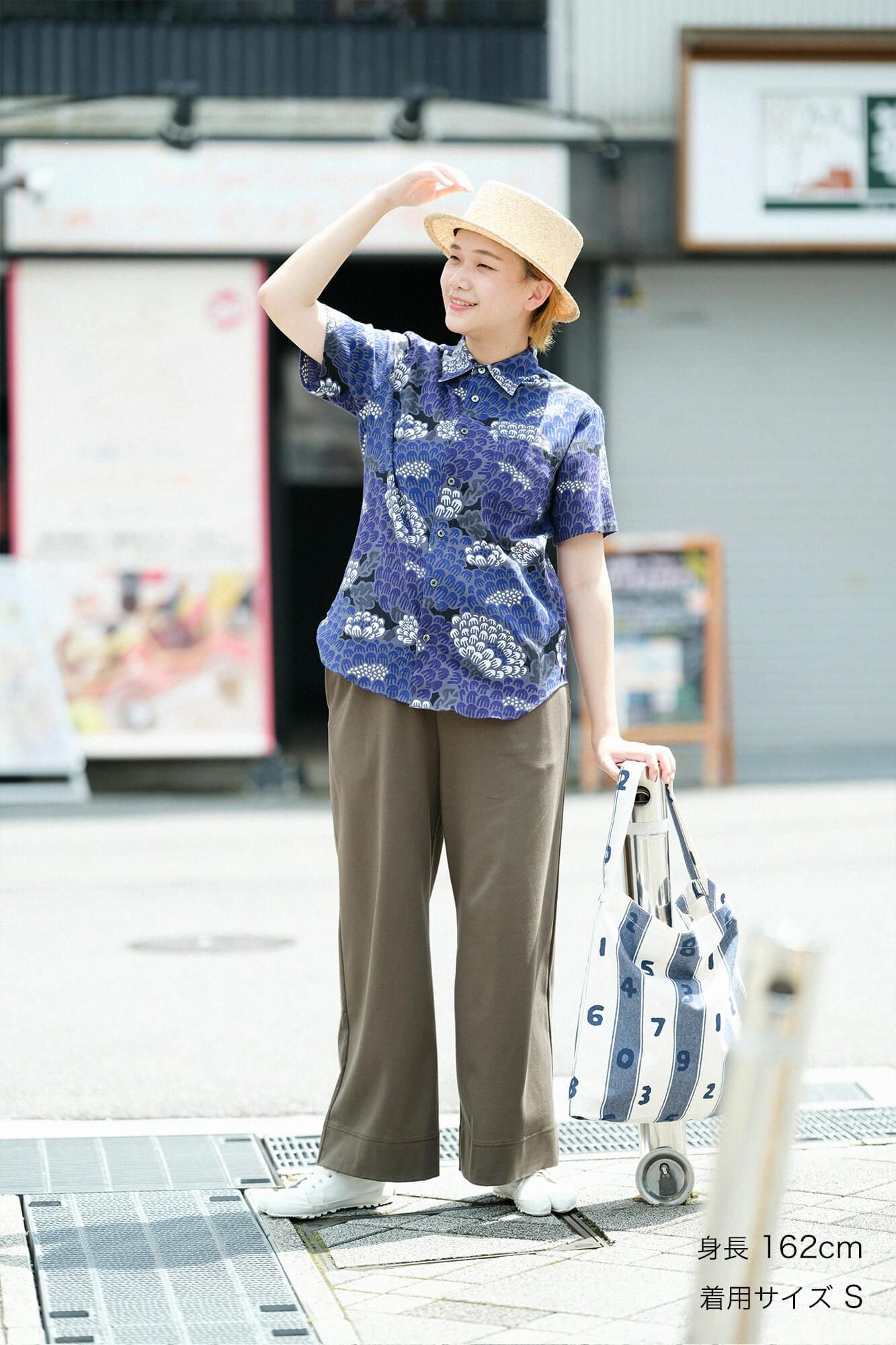 羅紋針織布闊腿褲2.0 /橄欖綠