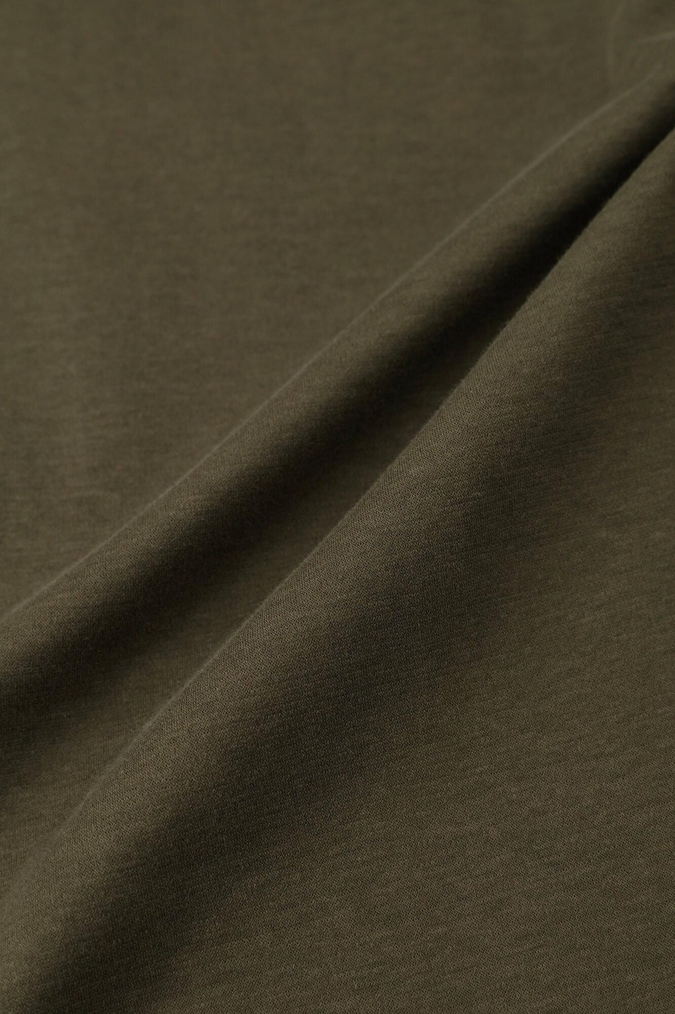 羅紋針織布闊腿褲2.0 /橄欖綠