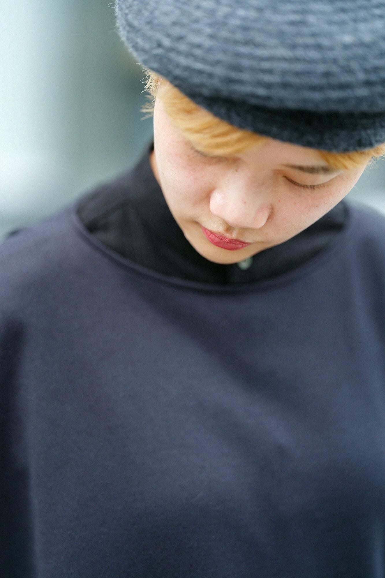 DRYMASTER(R) Cardboard Knit B.N. One-piece Dress// Maxi Length Black