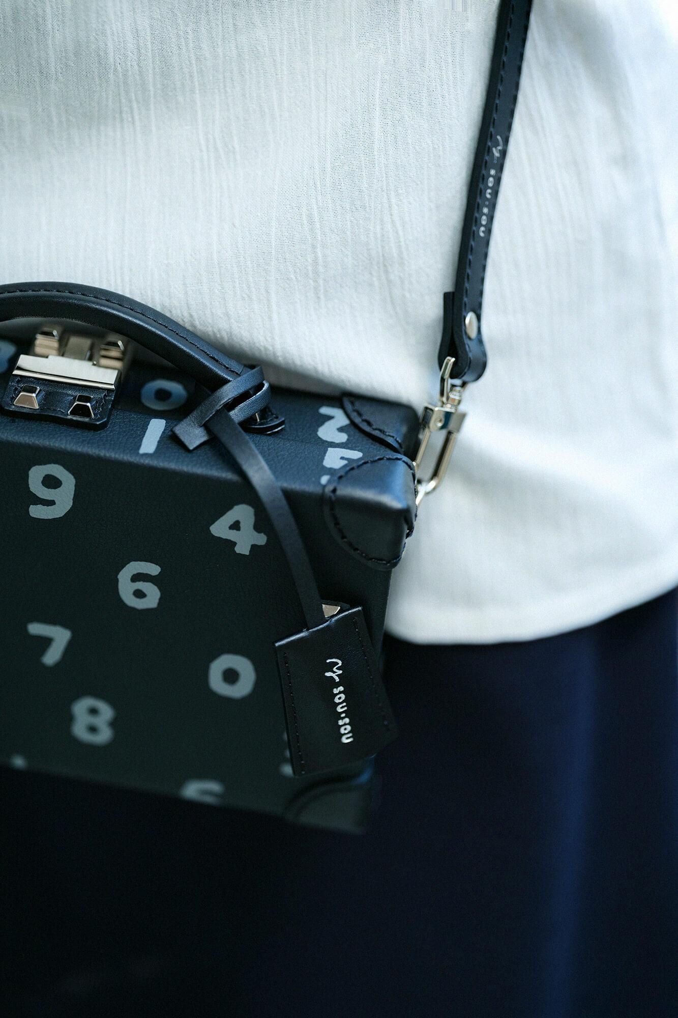 SOU・SOU×匠乃固鞄(R) ミニトランク/SO-SU-U 濡羽色(ぬればいろ)