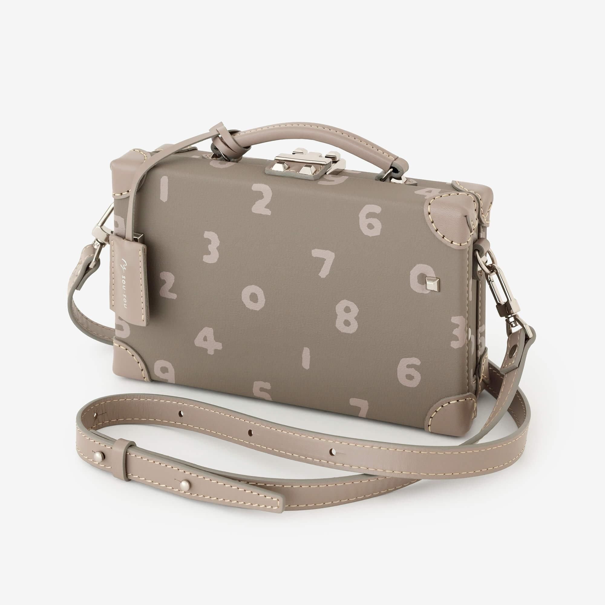 SOU・SOU×匠乃固鞄(R) ミニトランク/SO-SU-U 茶気鼠(ちゃけねず)