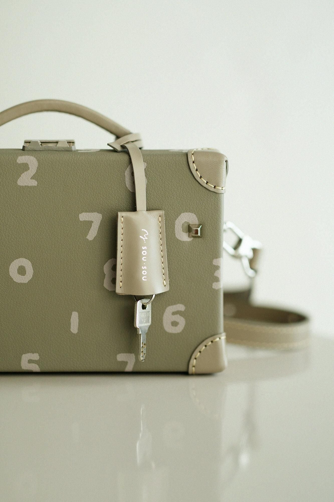 SOU・SOU×匠乃固鞄(R) ミニトランク/SO-SU-U 茶気鼠(ちゃけねず)