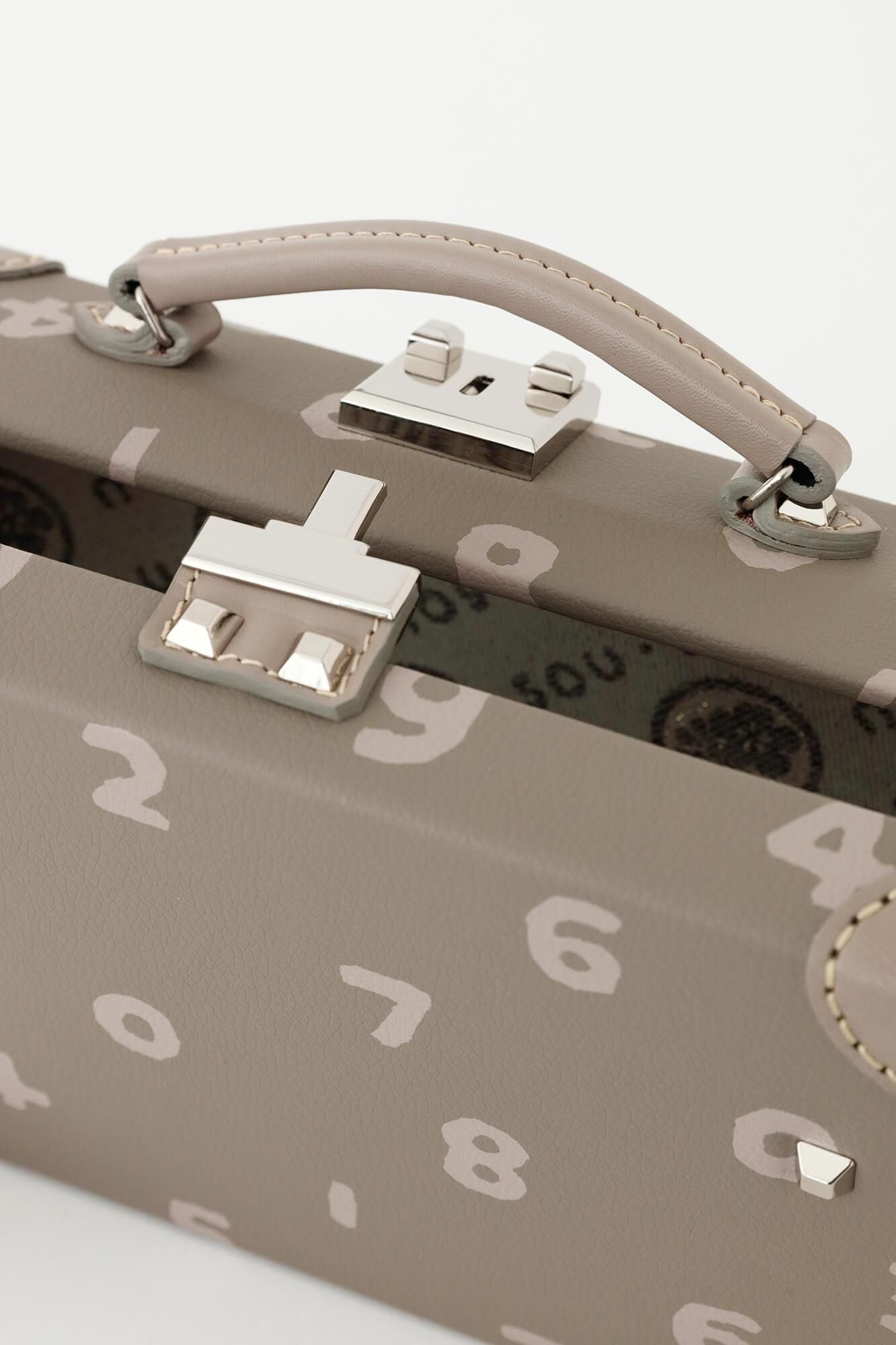 SOU・SOU×匠乃固鞄(R) ミニトランク/SO-SU-U 茶気鼠(ちゃけねず)