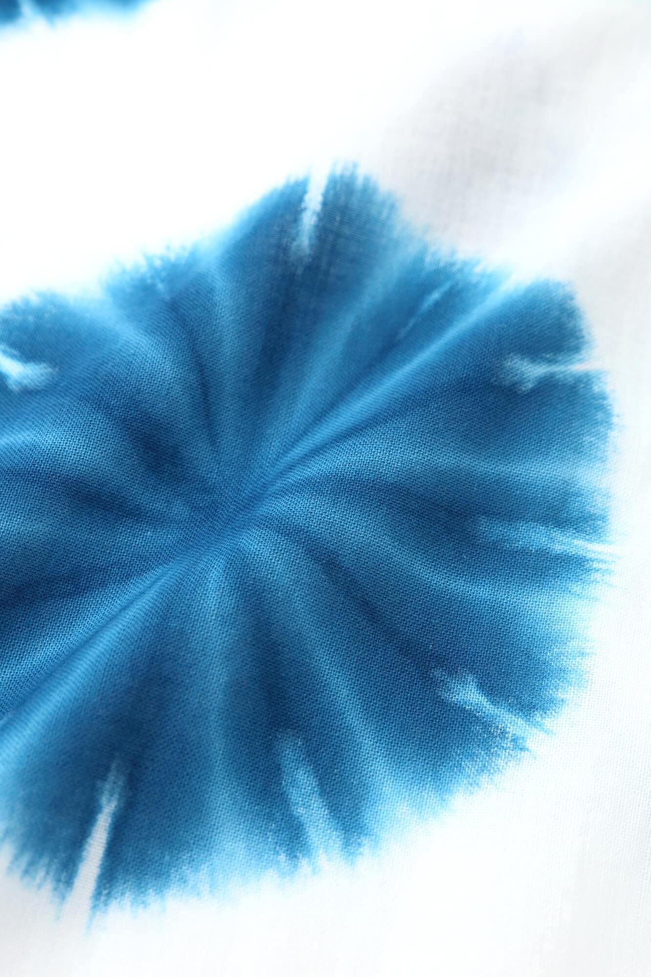 【net限定】伊勢木綿 有松鳴海絞り 半袖シャツ/張正 麻の葉(あさのは)2