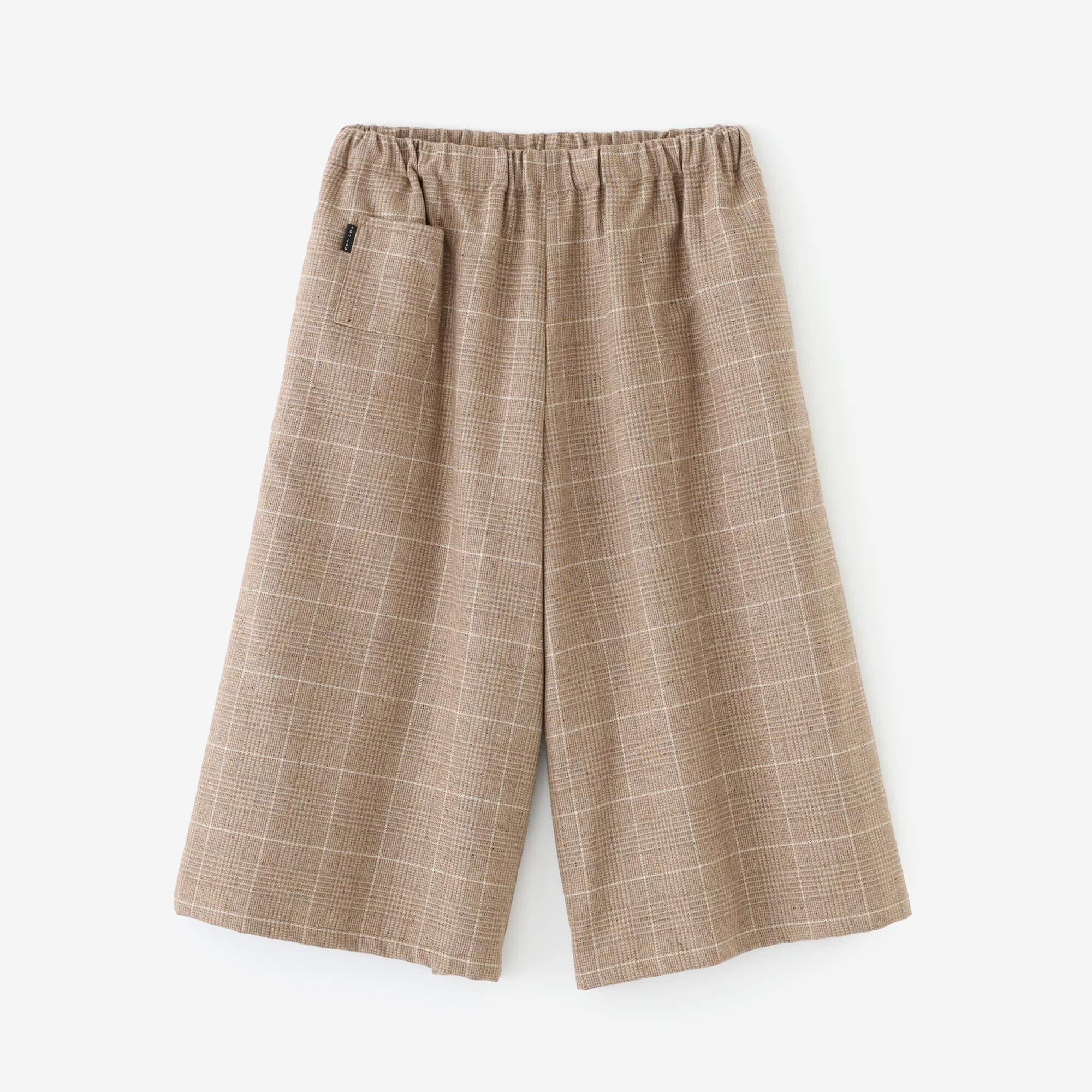 Hahnentrittmuster gewebter Stoff (Hiro-nari) Monpe gestreifte Länge/Fushizomeiro Fushimoku