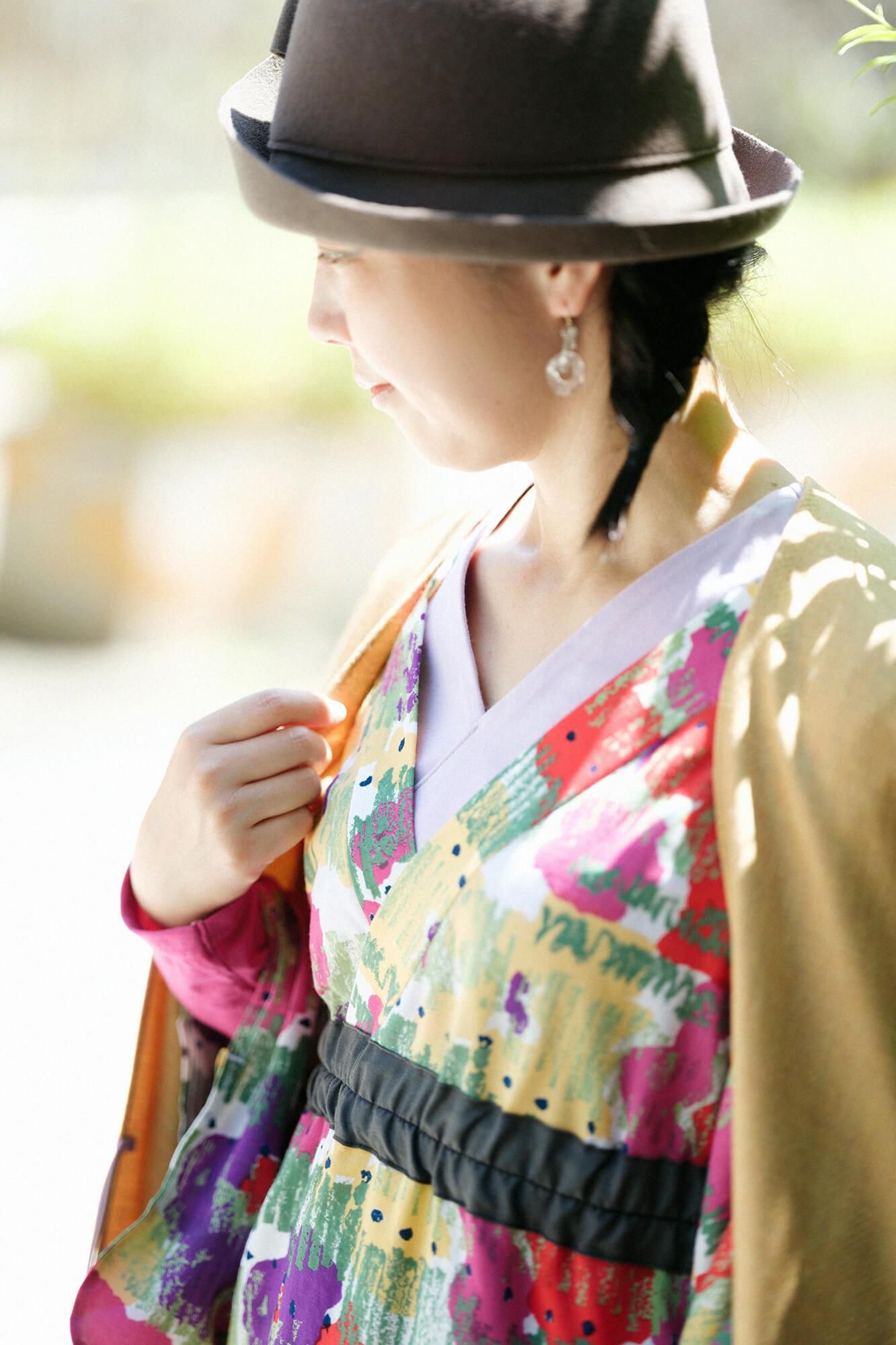 【online한정】모슬린 미타테 원피스/동경