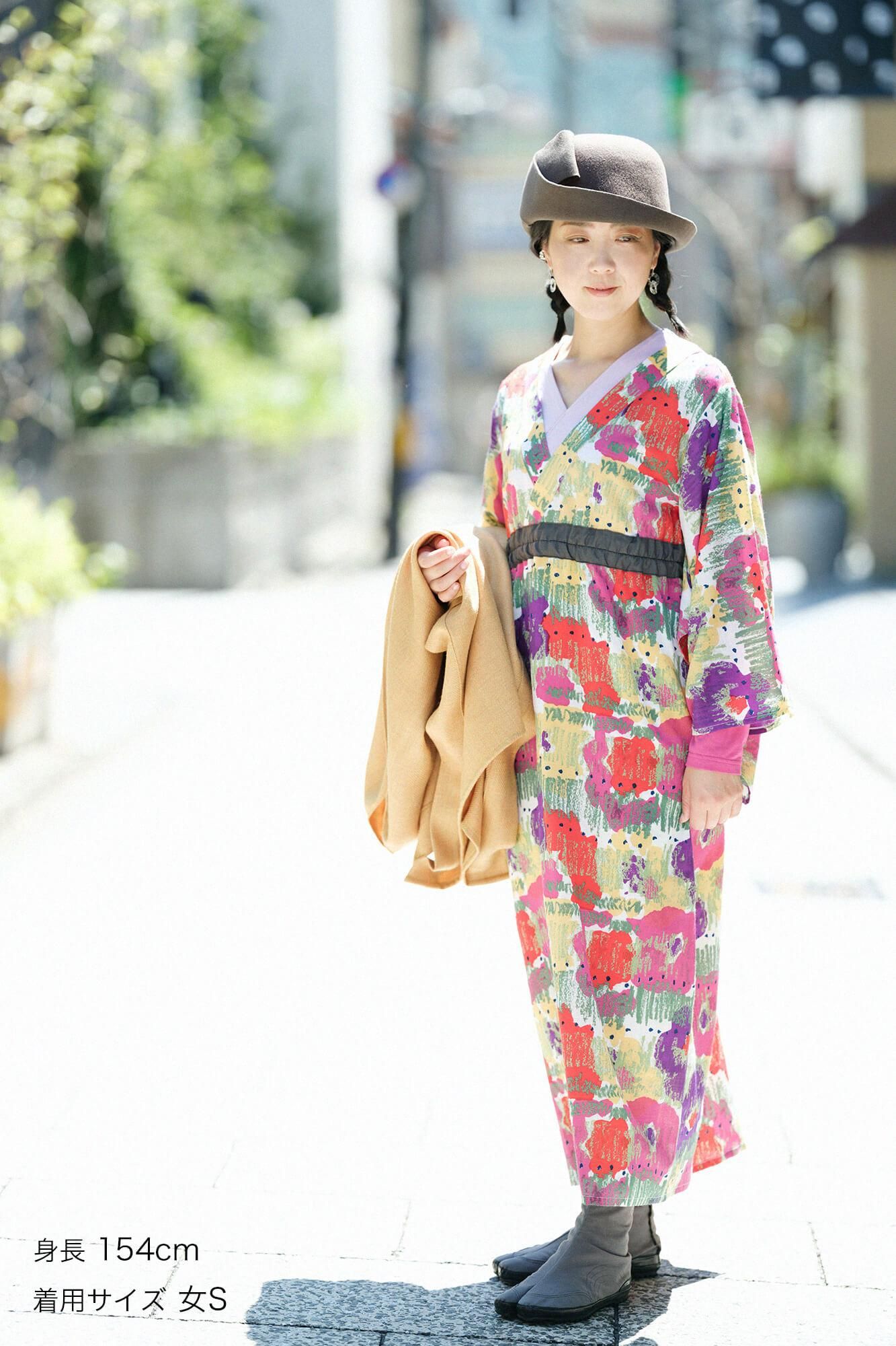 【online한정】모슬린 미타테 원피스/동경