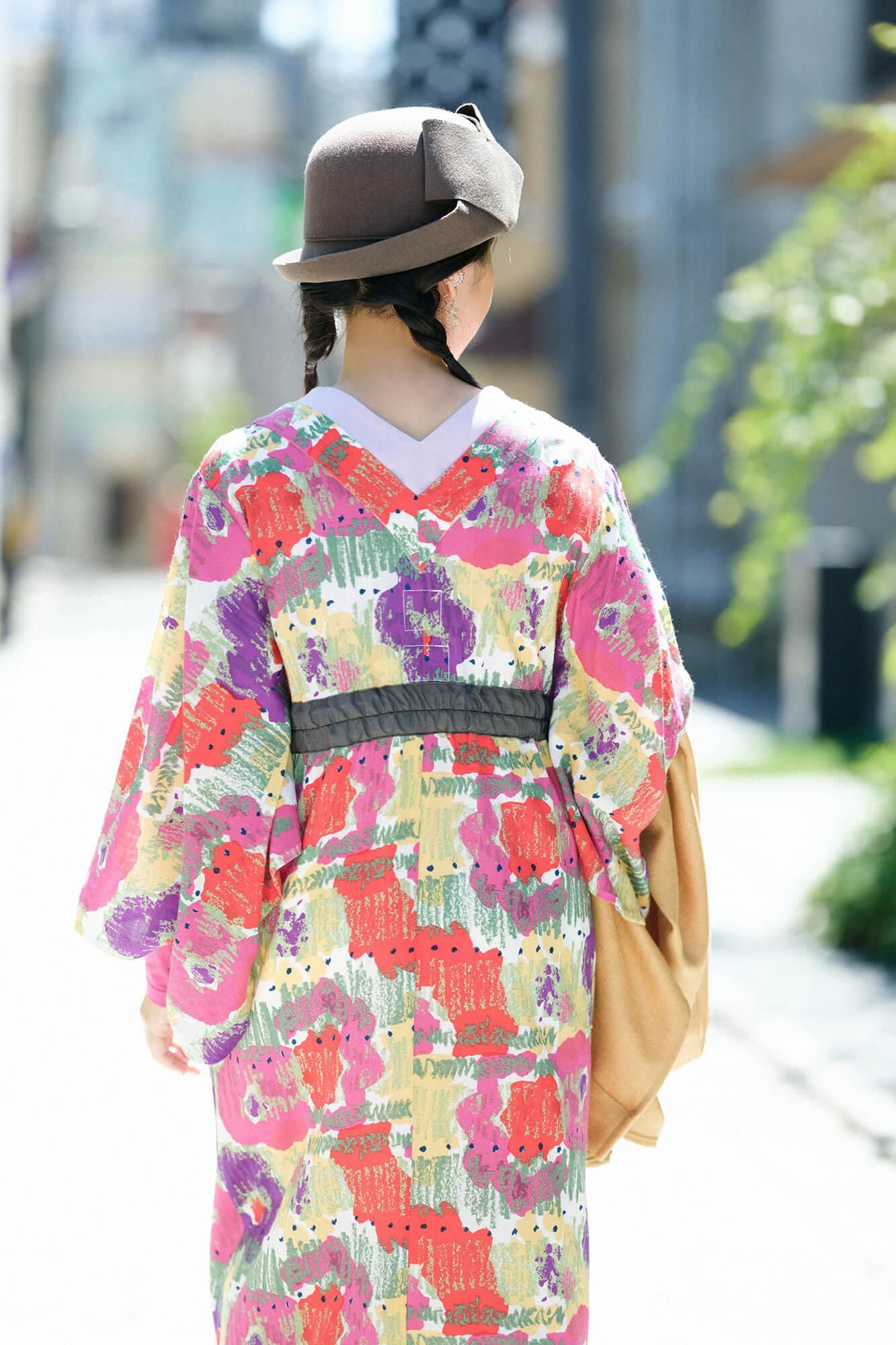 【online한정】모슬린 미타테 원피스/동경