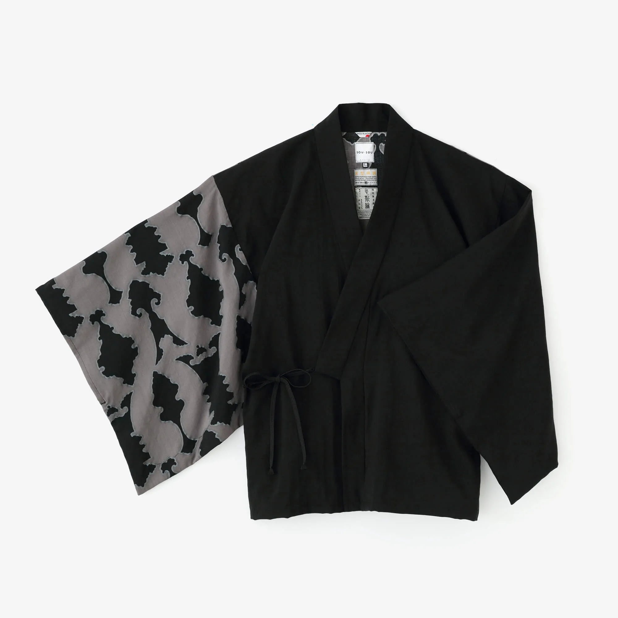 net限定】モスリン 角袖風靡(かくそでふうび) 片身替わり(かたみ net限定】モスリン 角袖風靡(かくそでふうび) 片身替わり(かたみ