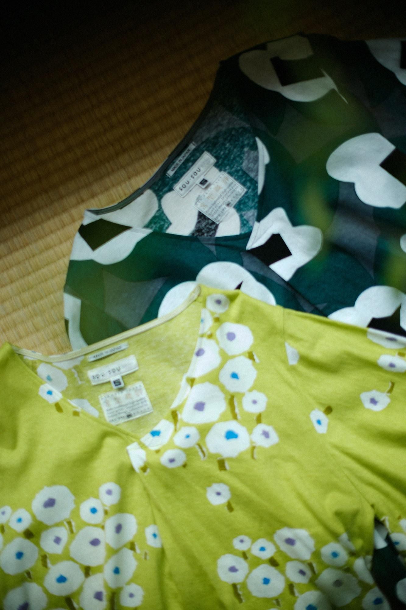 圓弧袖褶領上衣/夢