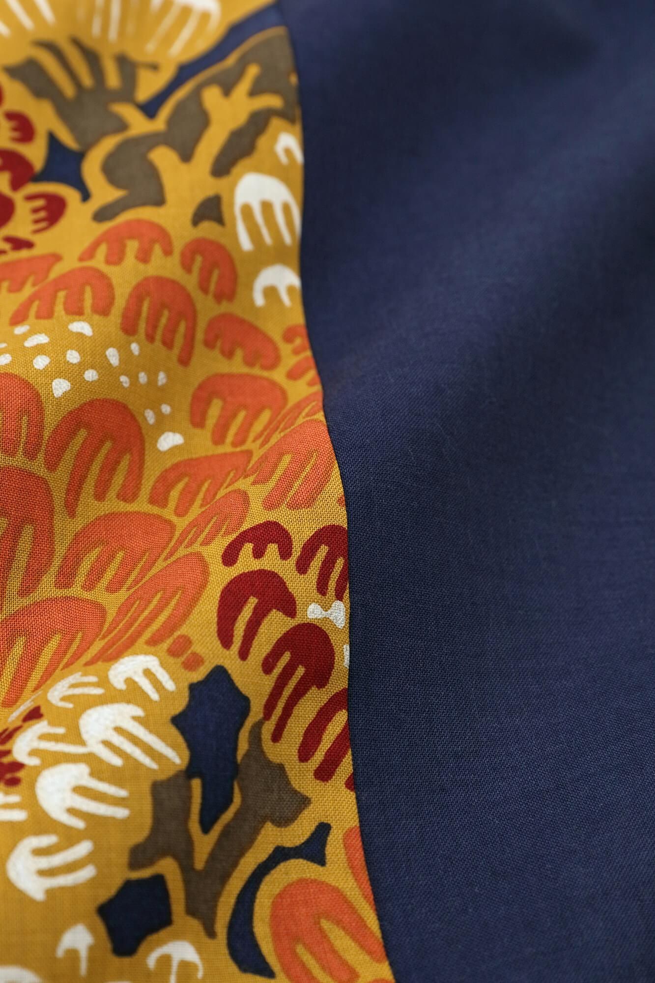 【online한정】모슬린 후지 2.0/다크 블루 ×켄란