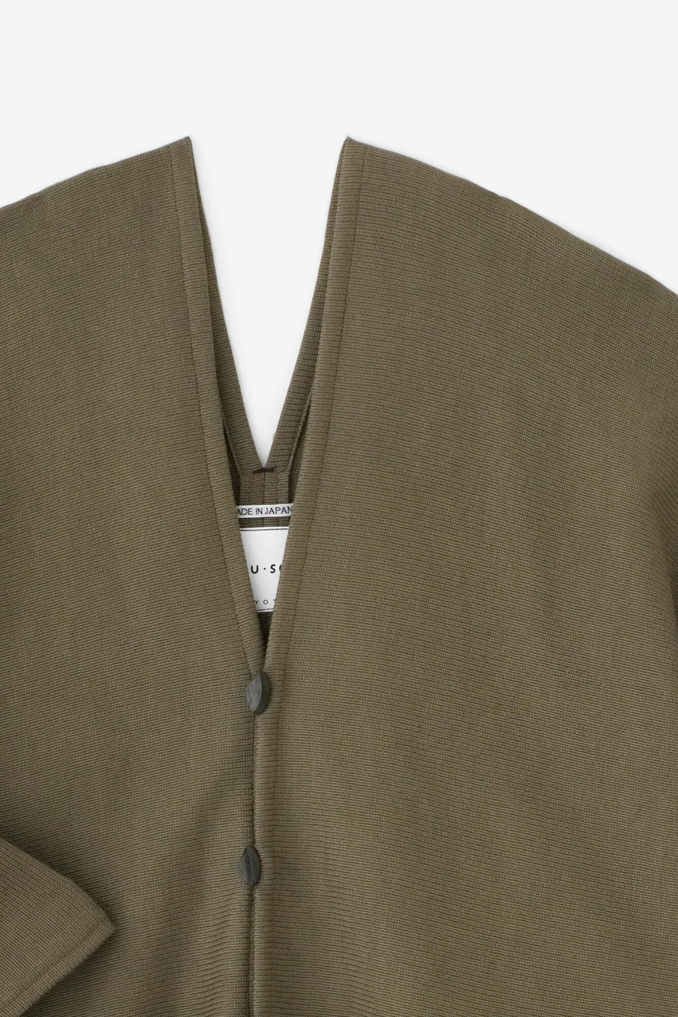 Combed Yarn Hatsuki Cardigan / Charcoal Brown