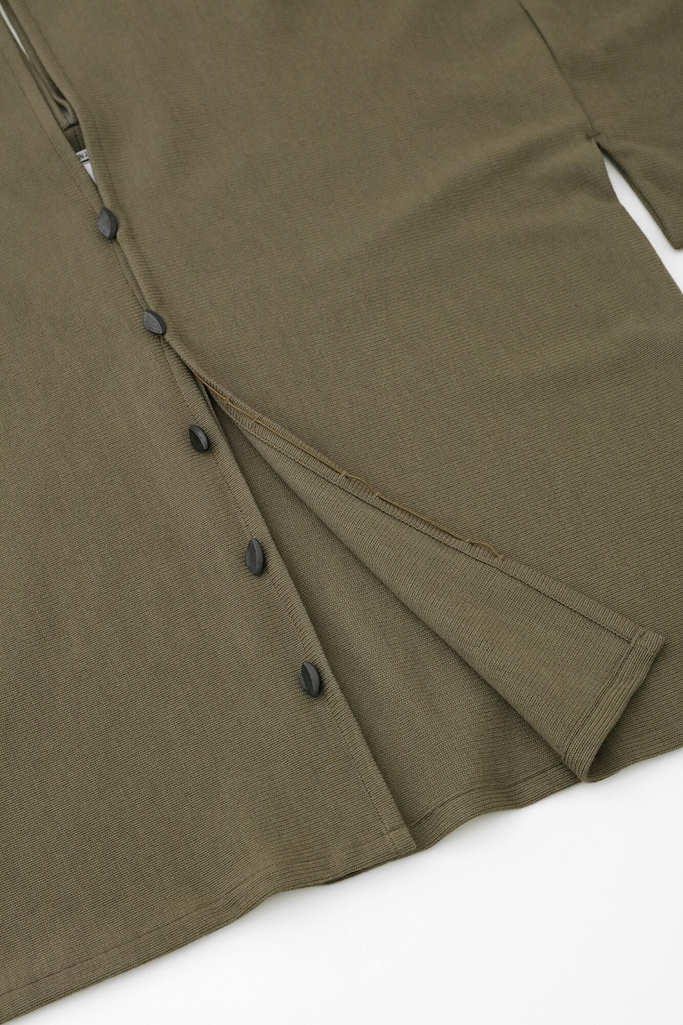 Combed Yarn Hatsuki Cardigan / Charcoal Brown