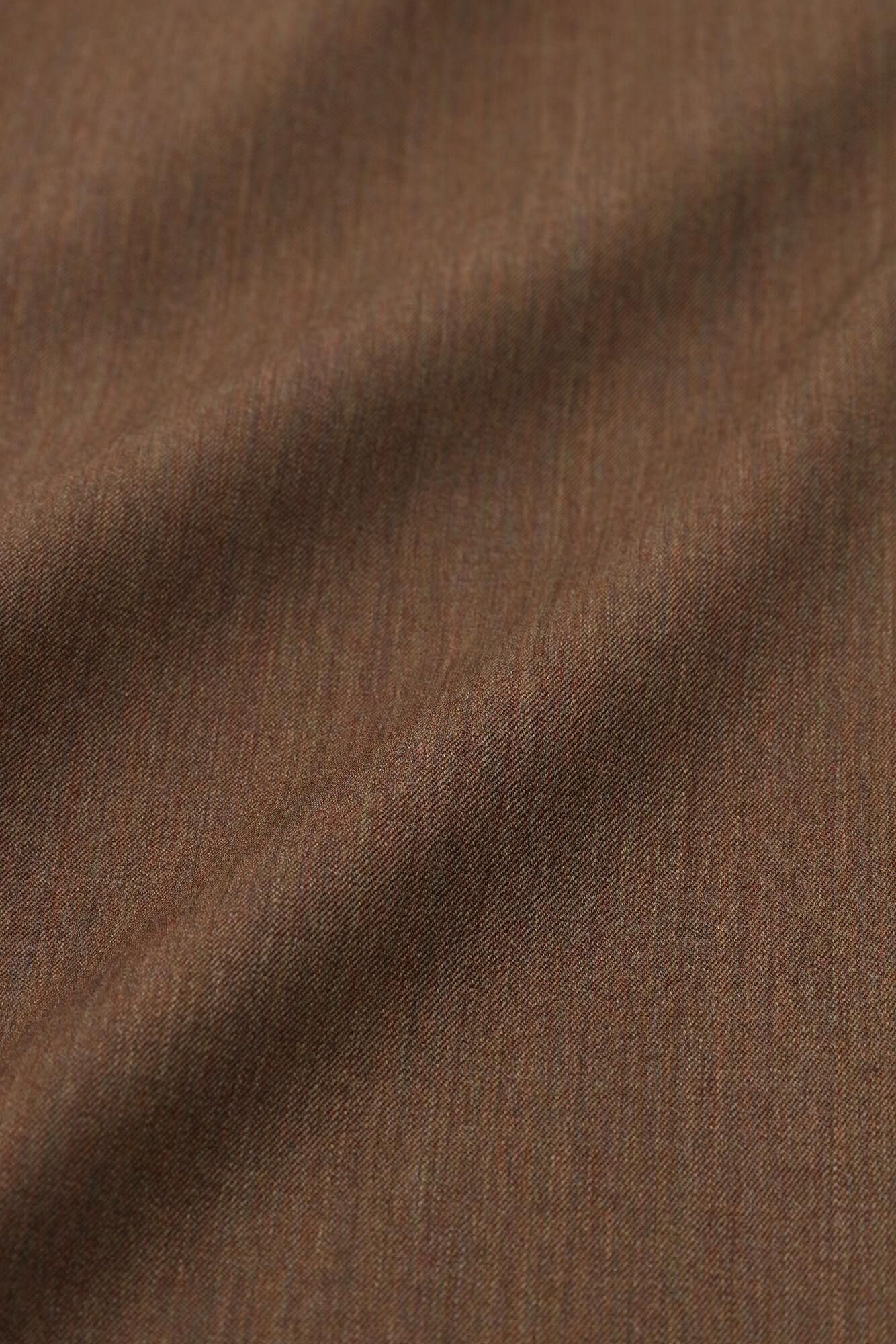 梳毛 方袋寬褲/棕灰色