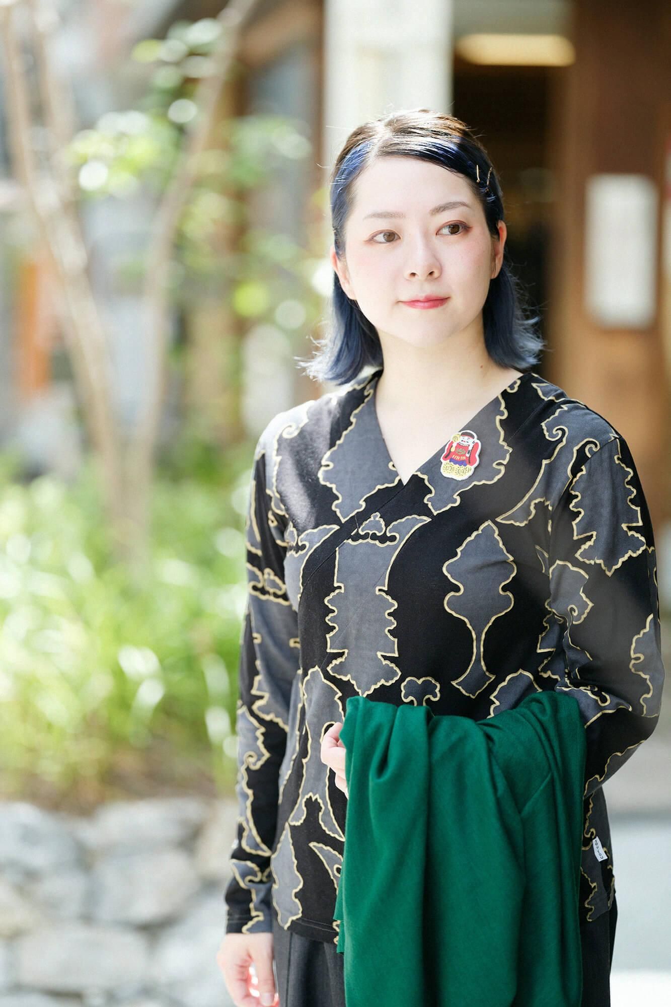 刺繍飾り(ししゅうかざり)/土人形(つちにんぎょう) 大黒(だいこく)さん