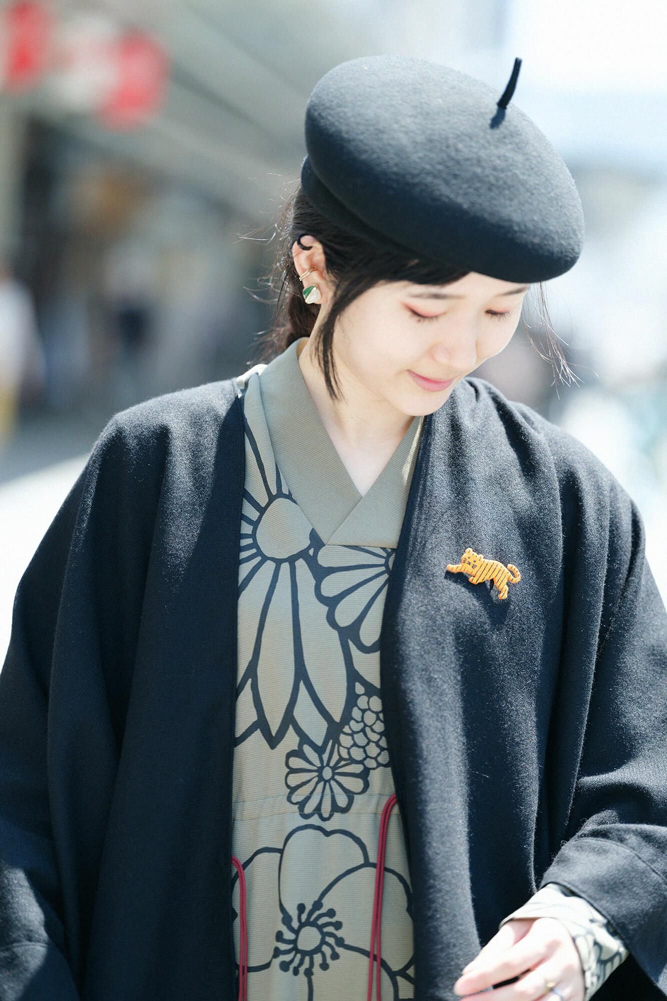 자수 브로치(Shukazari)/호랑이