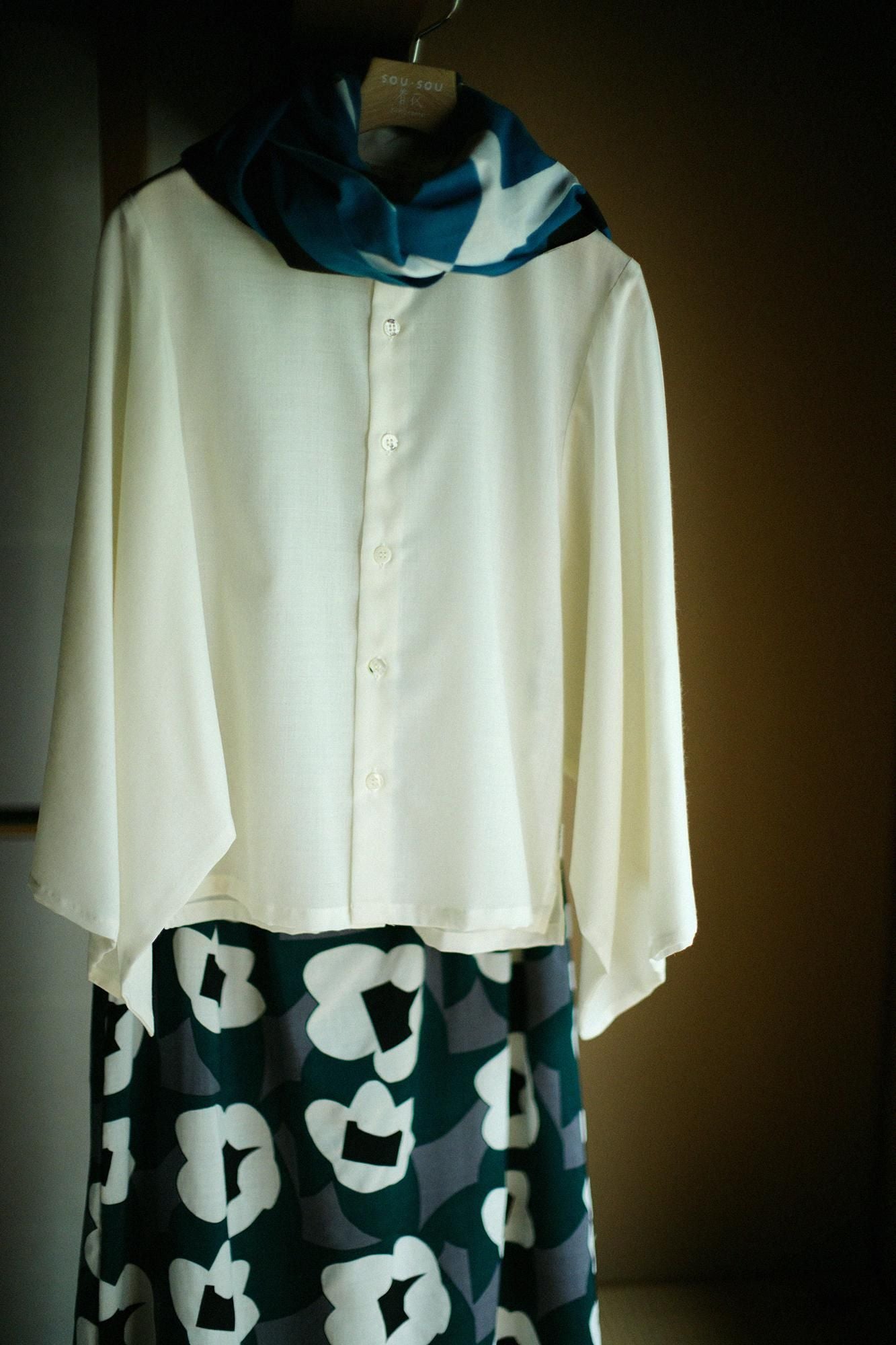 Isemomen Cotton Scarf / Waterfall