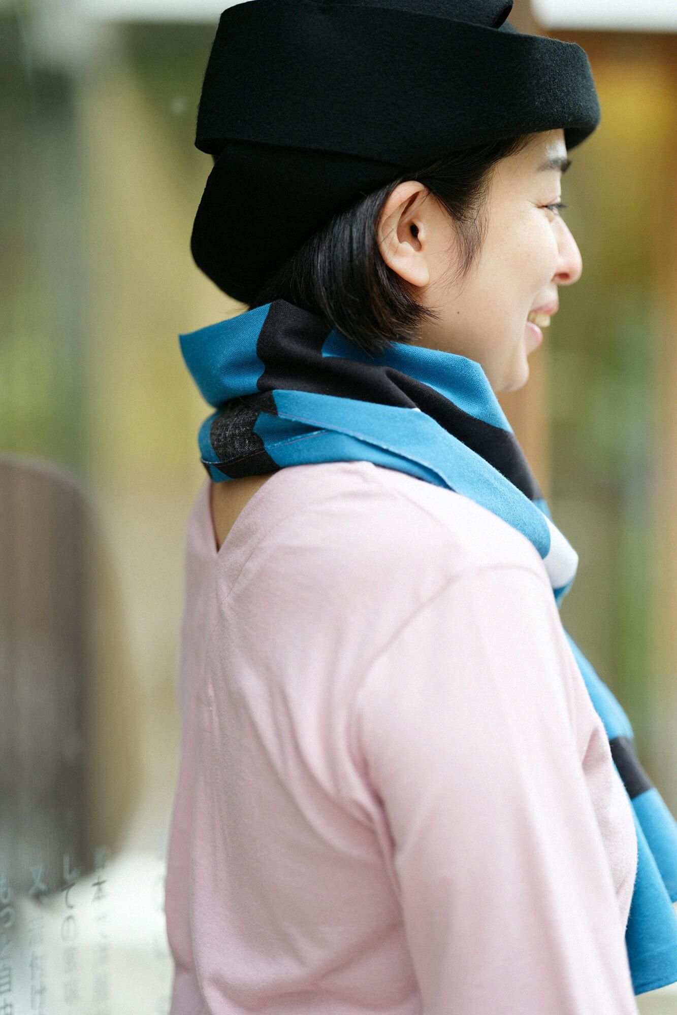 Isemomen Cotton Scarf / Waterfall