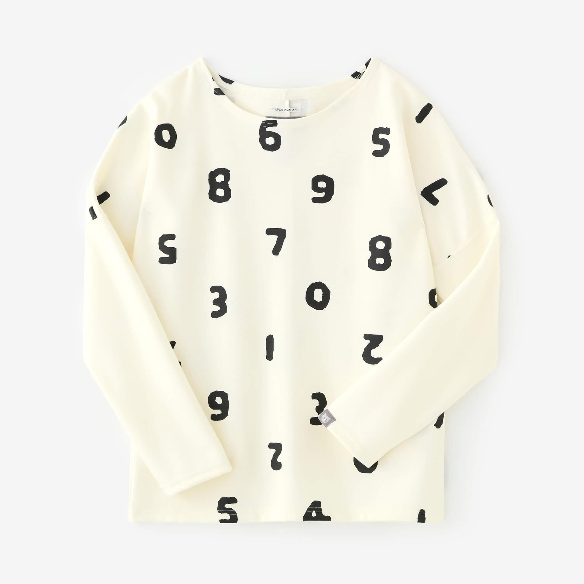 【net限定】ダンボールニット 型ぬき長袖Tシャツ/SO-SU-U上下(しょうか) 生白(きじろ)