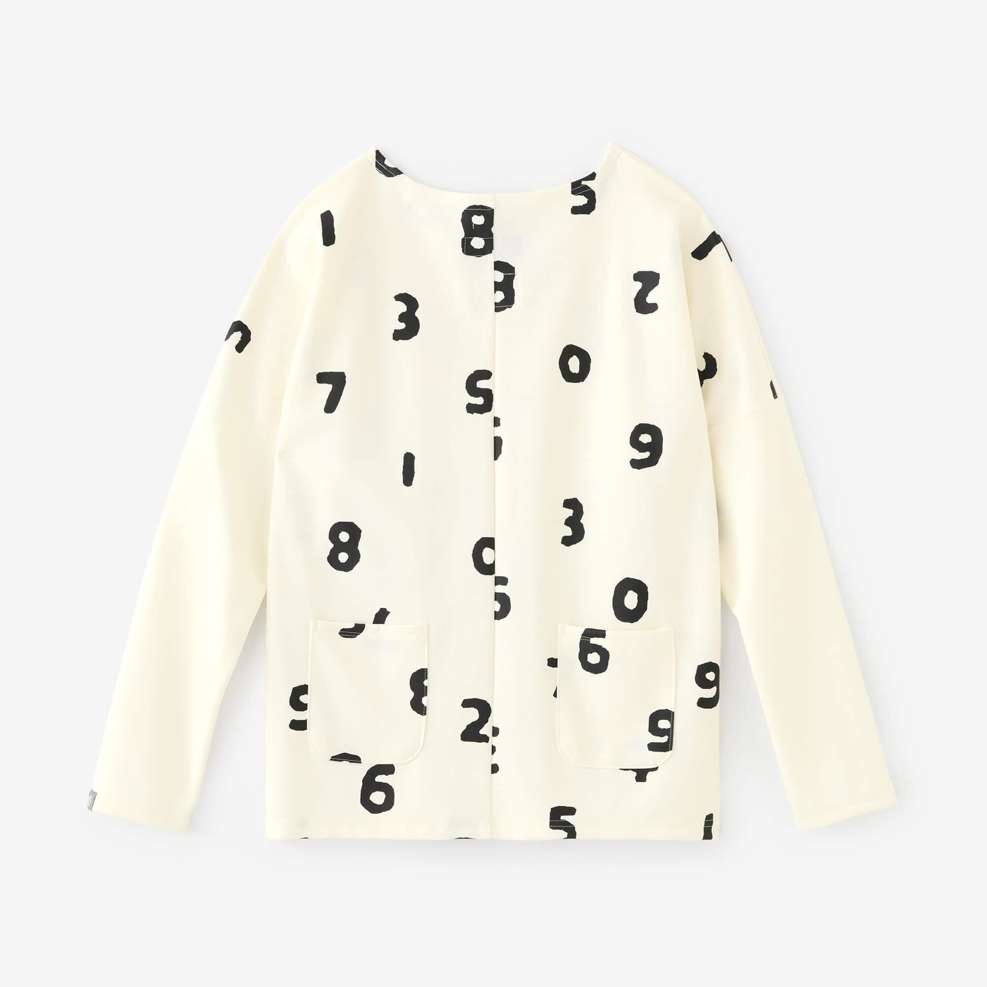 【net限定】ダンボールニット 型ぬき長袖Tシャツ/SO-SU-U上下(しょうか) 生白(きじろ)