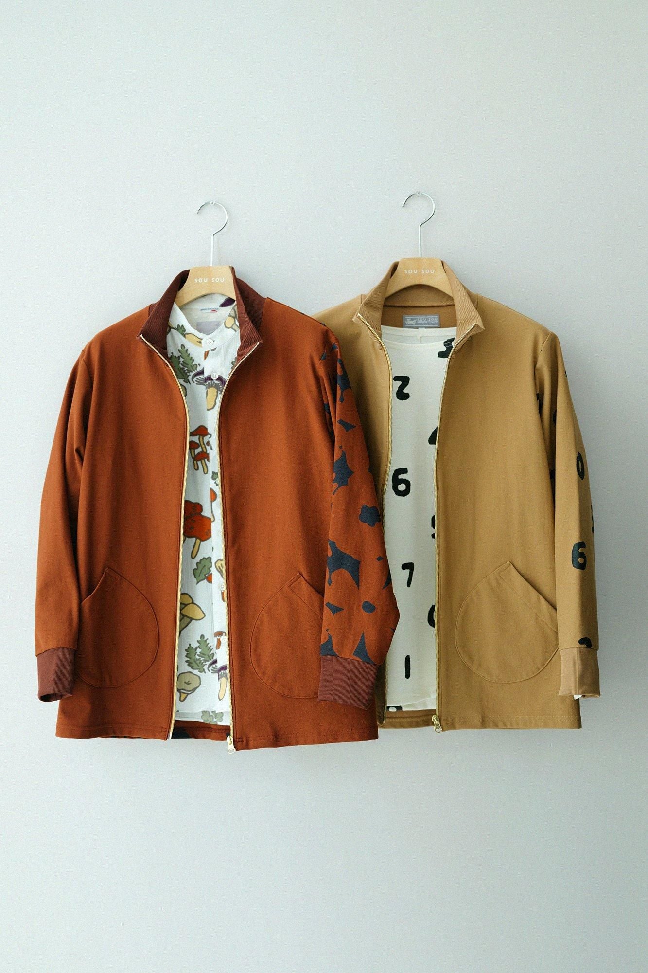 【net限定】ダンボールニット 型ぬき長袖Tシャツ/SO-SU-U上下(しょうか) 生白(きじろ)