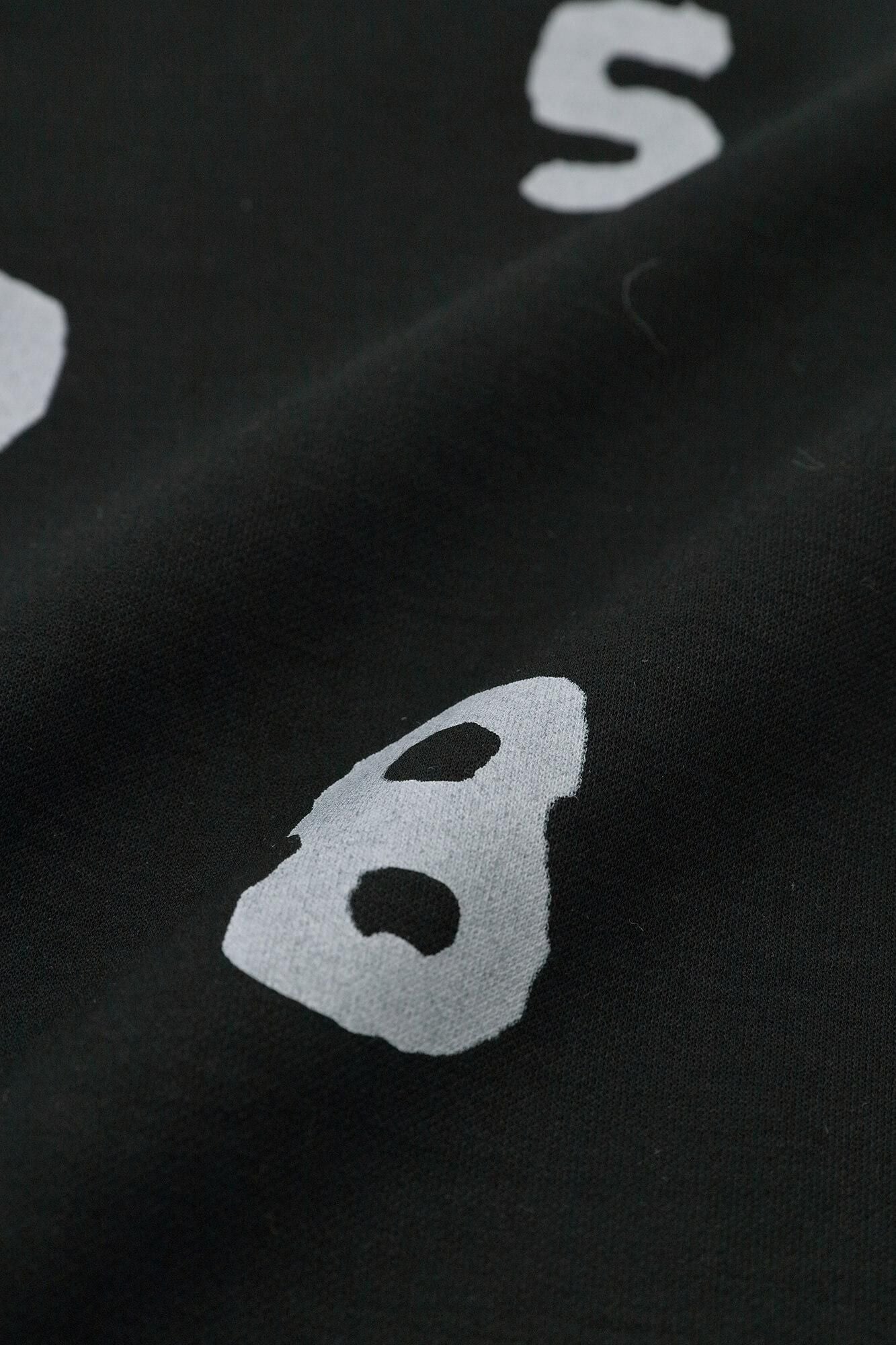 【net限定】ダンボールニット 型ぬき長袖Tシャツ/SO-SU-U上下(しょうか) 濡羽色(ぬればいろ)