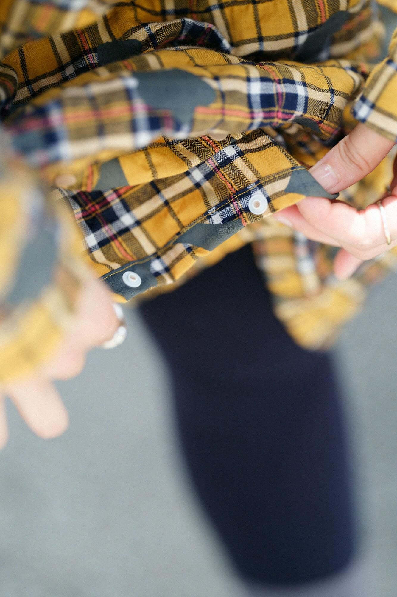 人字节检查H.N.骑自行车连衣裙/ohreka