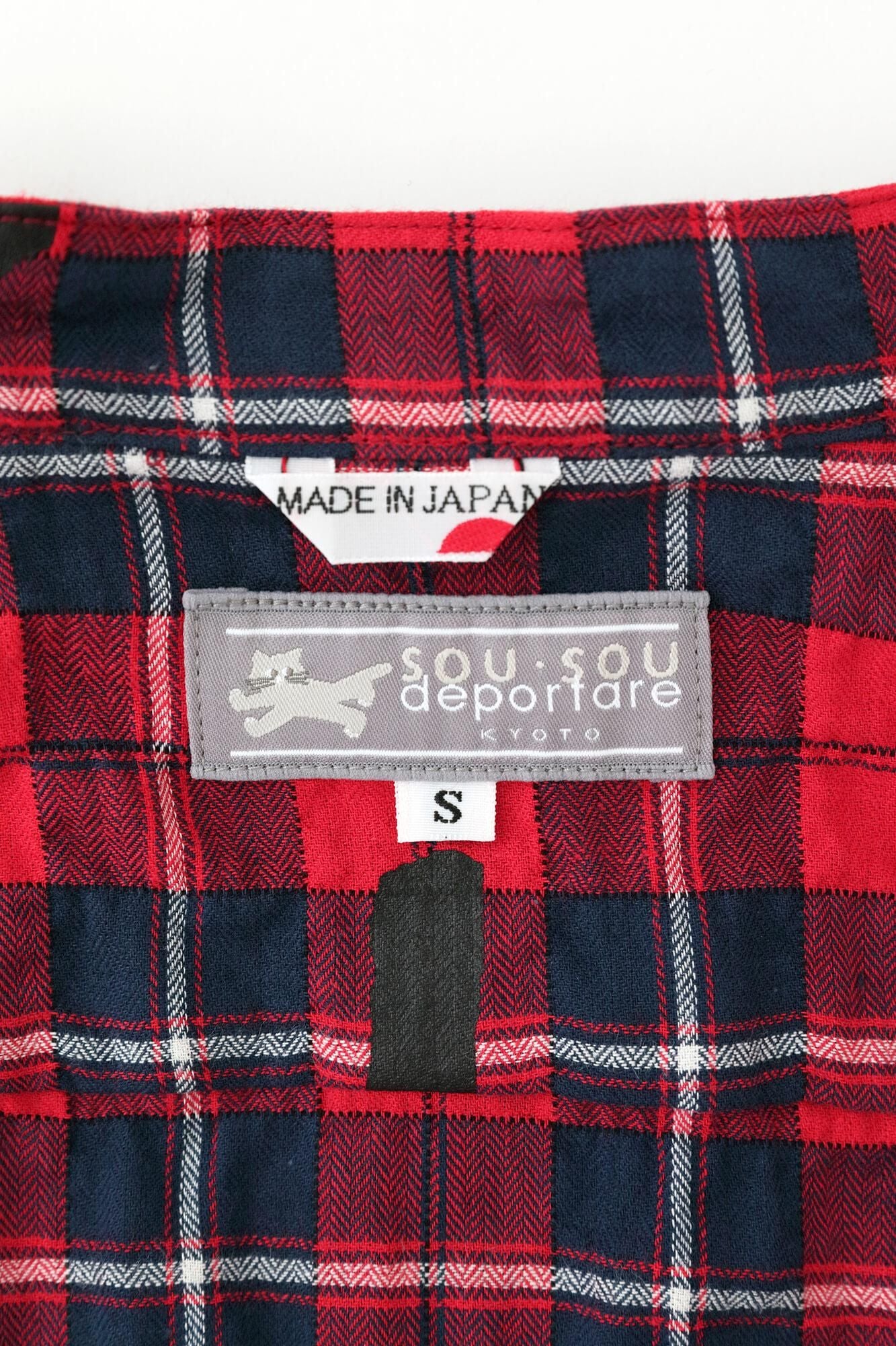 Herringbone Check H.N.BIKE One-piece Dress / SO-SU-U Scarlet