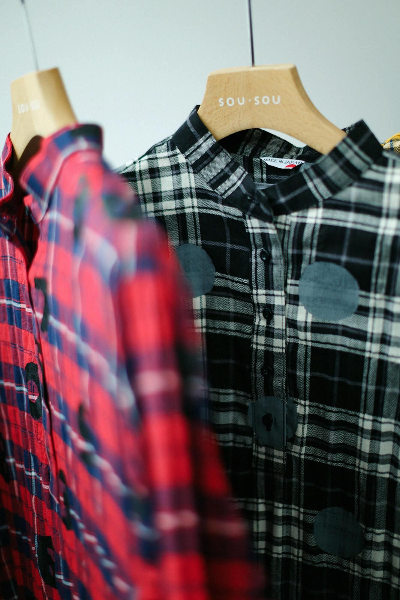 人字形織格紋H.N.BIKE連身裙/圓點 間疏