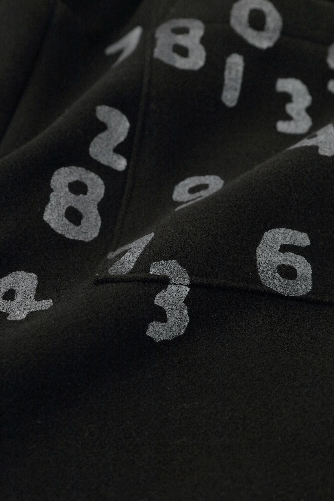 【online한정】멜턴 이지 테이퍼드 팬츠/검은색