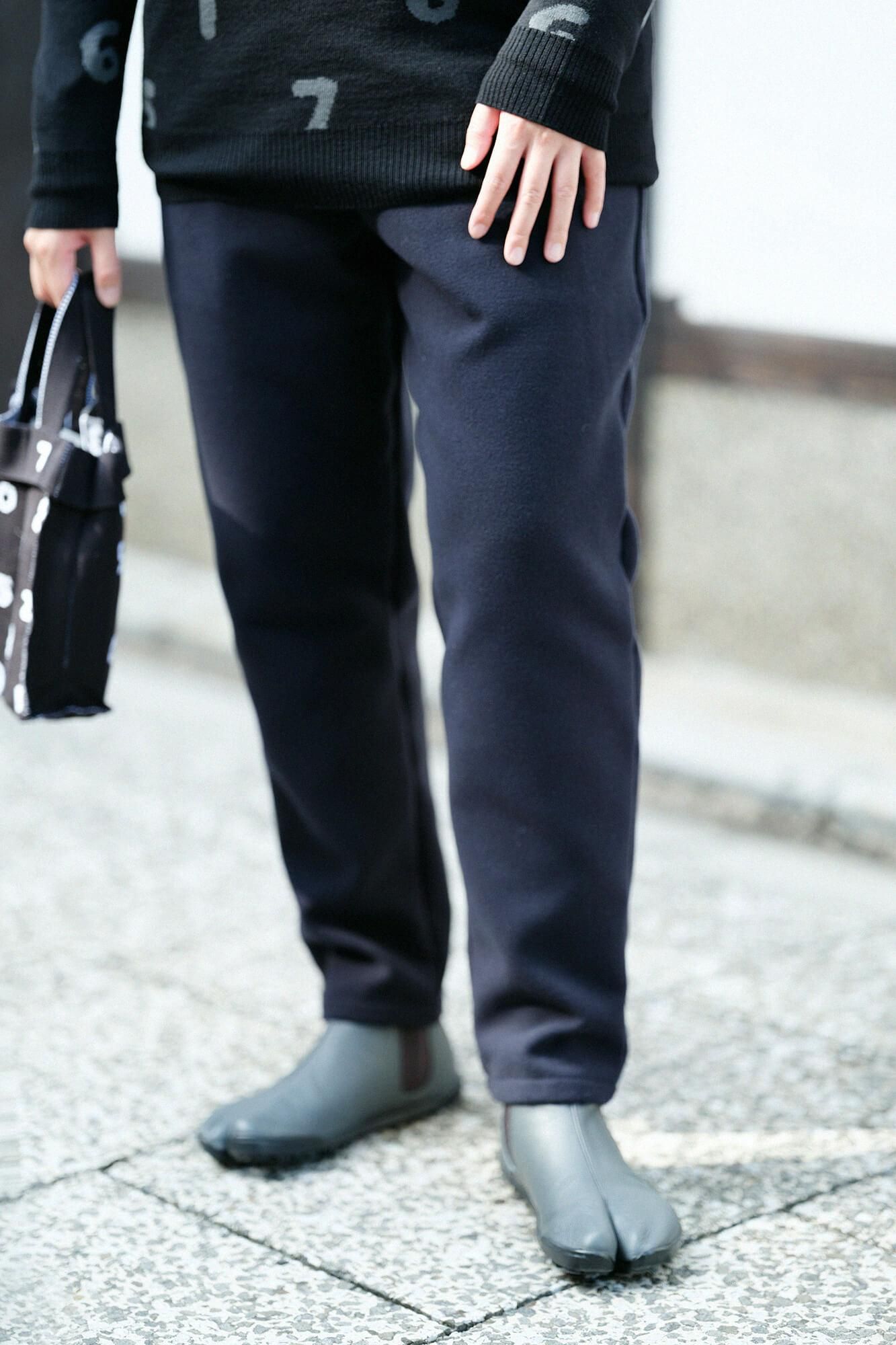 멜턴 이지 테이퍼드 팬츠/남색