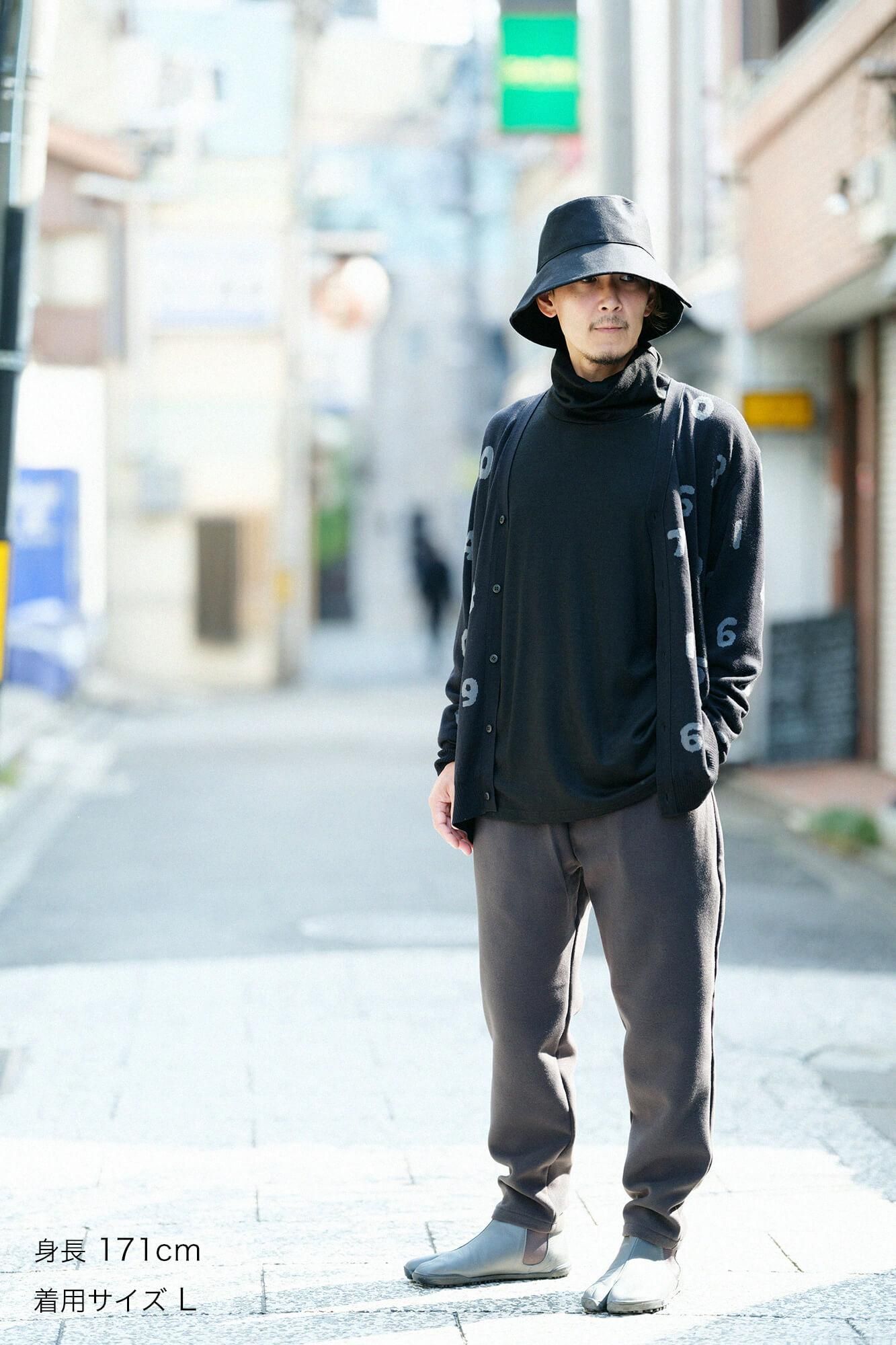 Melton Easy Tapered Pants / Dark Grey