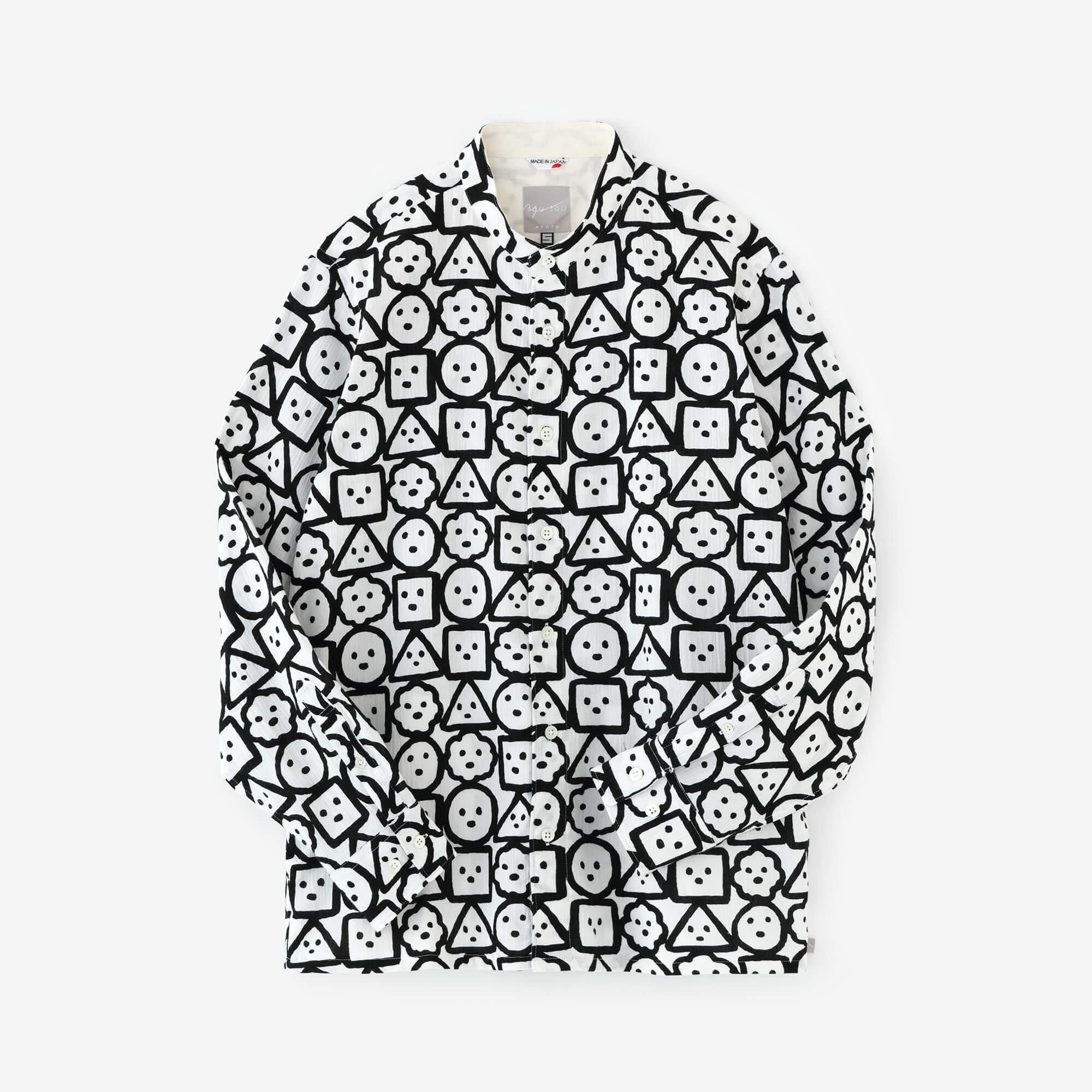 高島縮棉 20/20 立領長袖襯衫 sp/大家