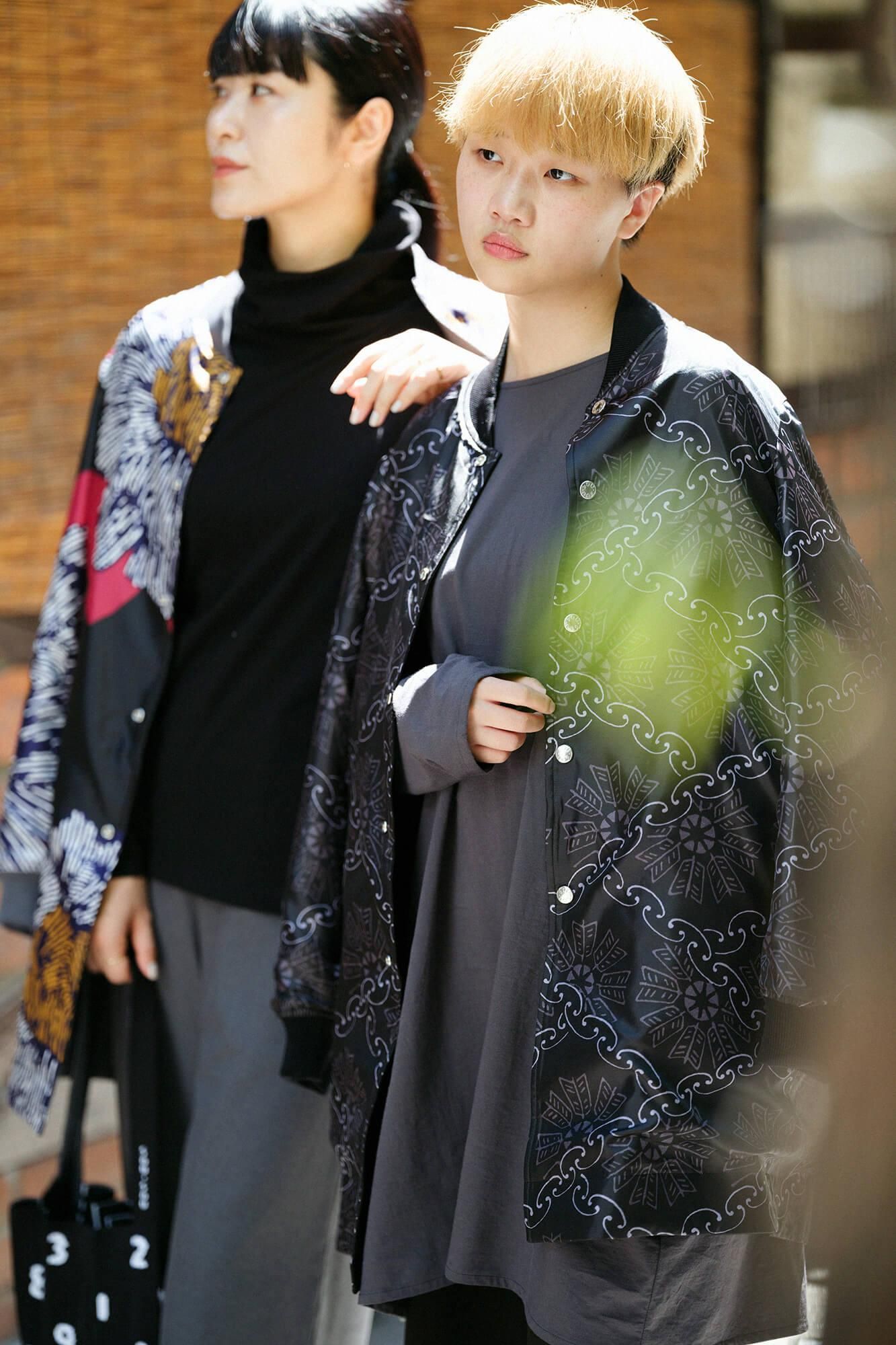 超長棉 船領L/S 長版上衣/墨色