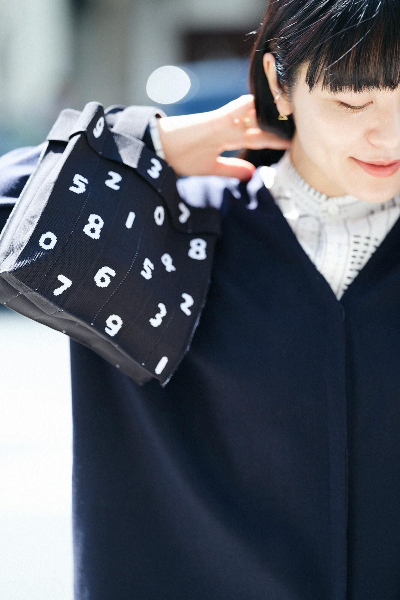 SOU・SOU×KNT365バッグ Co-Knitty/SO-SU-U 濡羽色(ぬればいろ)