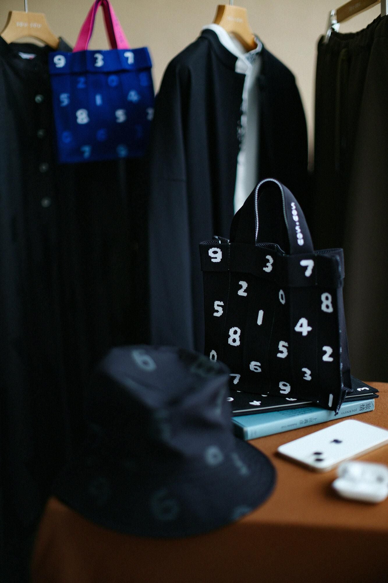 SOU・SOU×KNT365バッグ Co-Knitty/SO-SU-U 濡羽色(ぬればいろ)