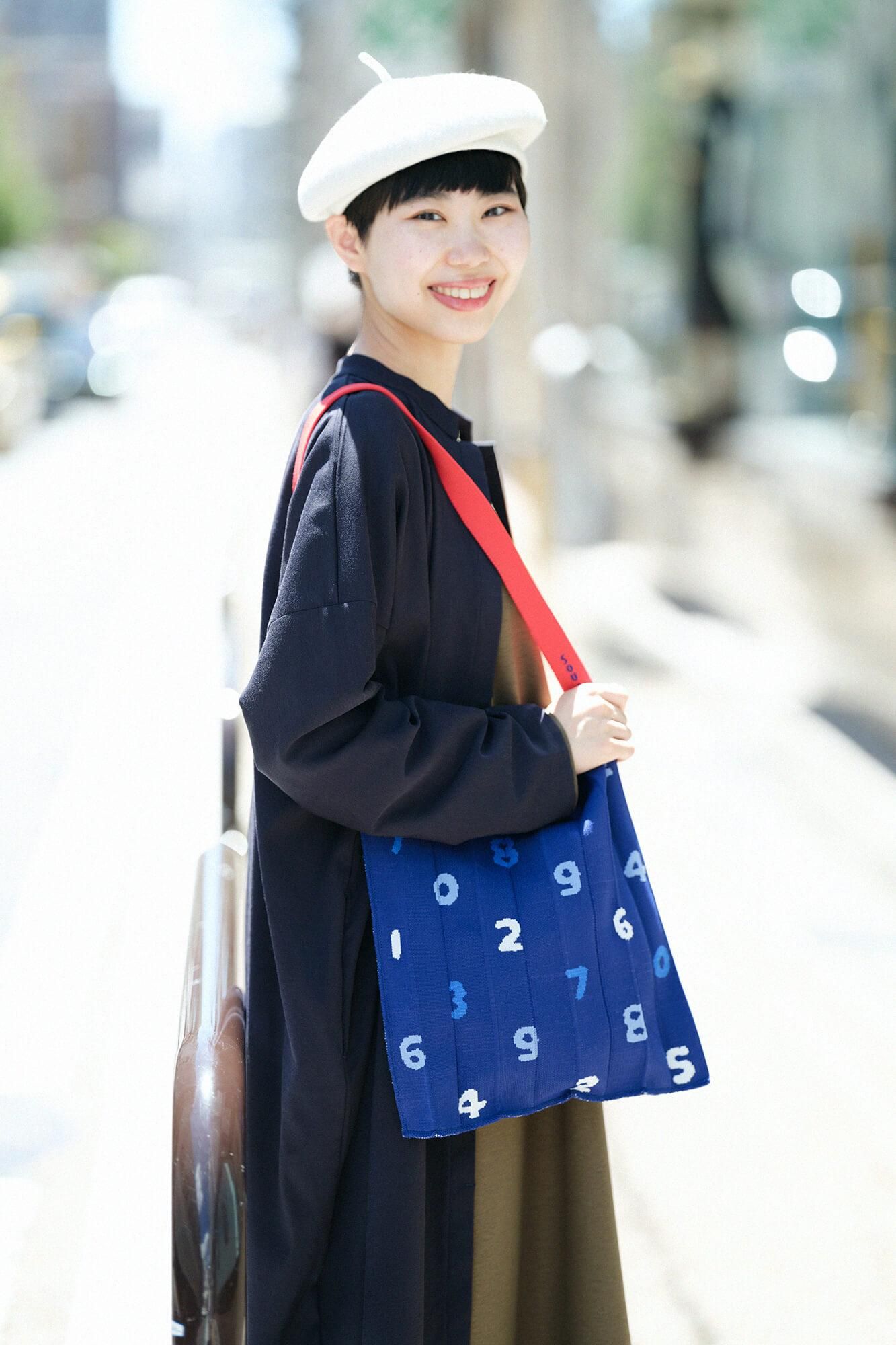 SOU・SOU×KNT365バッグ Knitty/SO-SU-U 紺青(こんじょう)