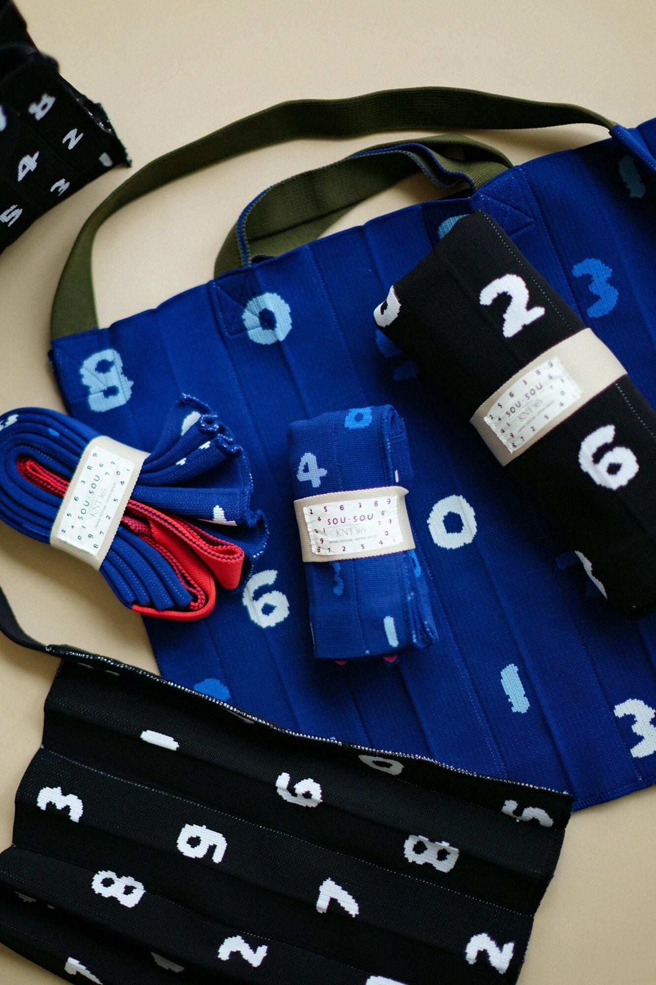 SOU・SOU×KNT365バッグ Co-Knitty/SO-SU-U 紺青(こんじょう)