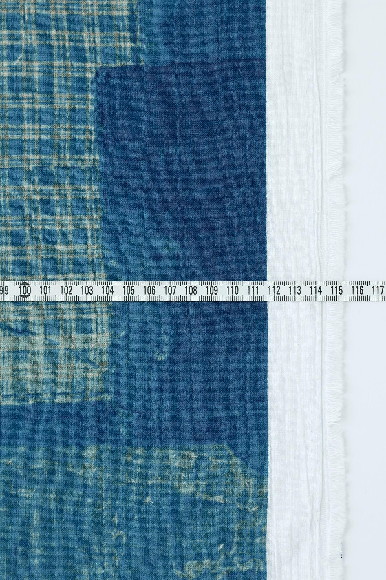 Textile(Chizimi cotton Sakao Orimono)/BORO<50cm>