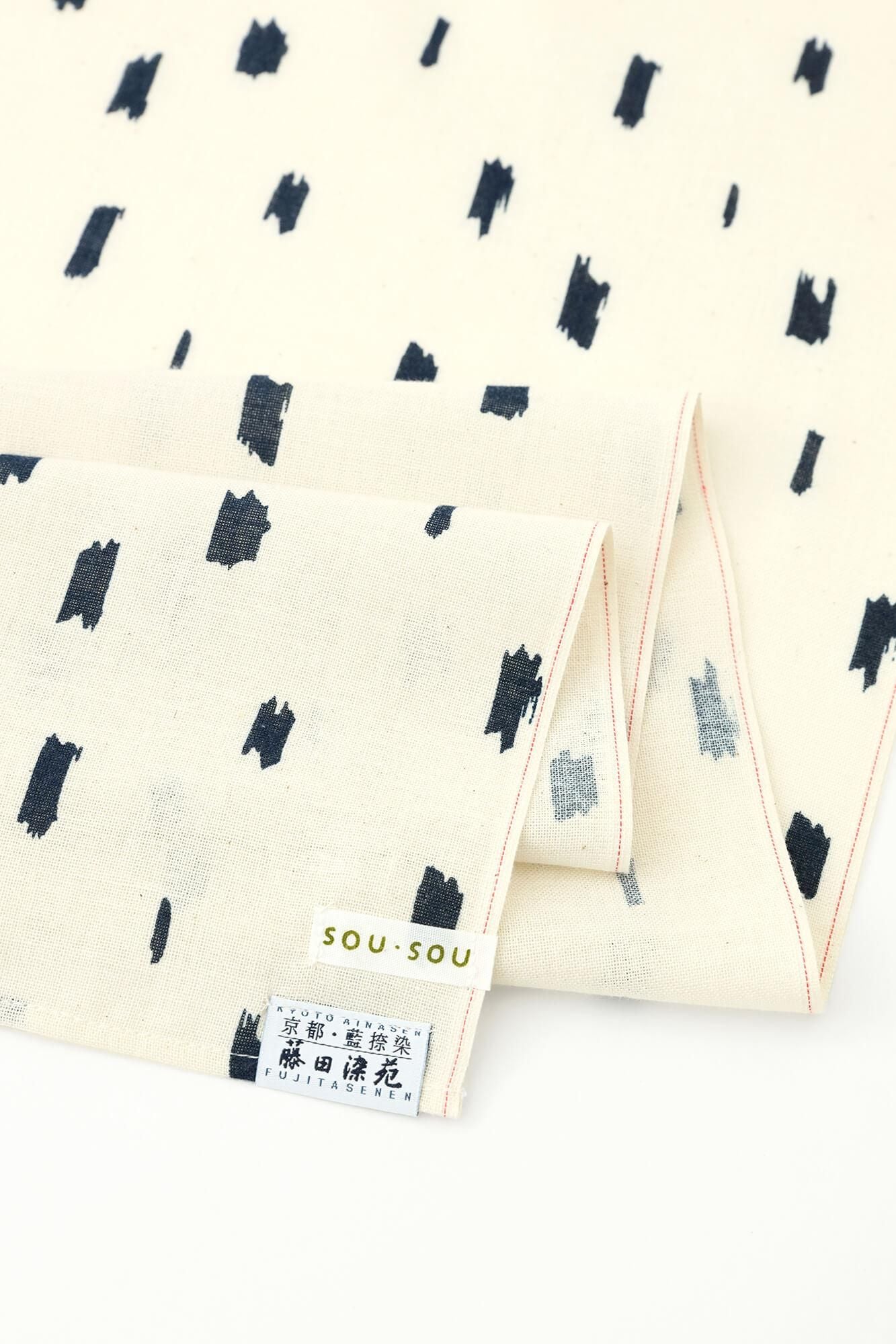 SOU・SOU×Fujita Dye-en Indigo-Färbung Kubimaki/Tränenwolke 2