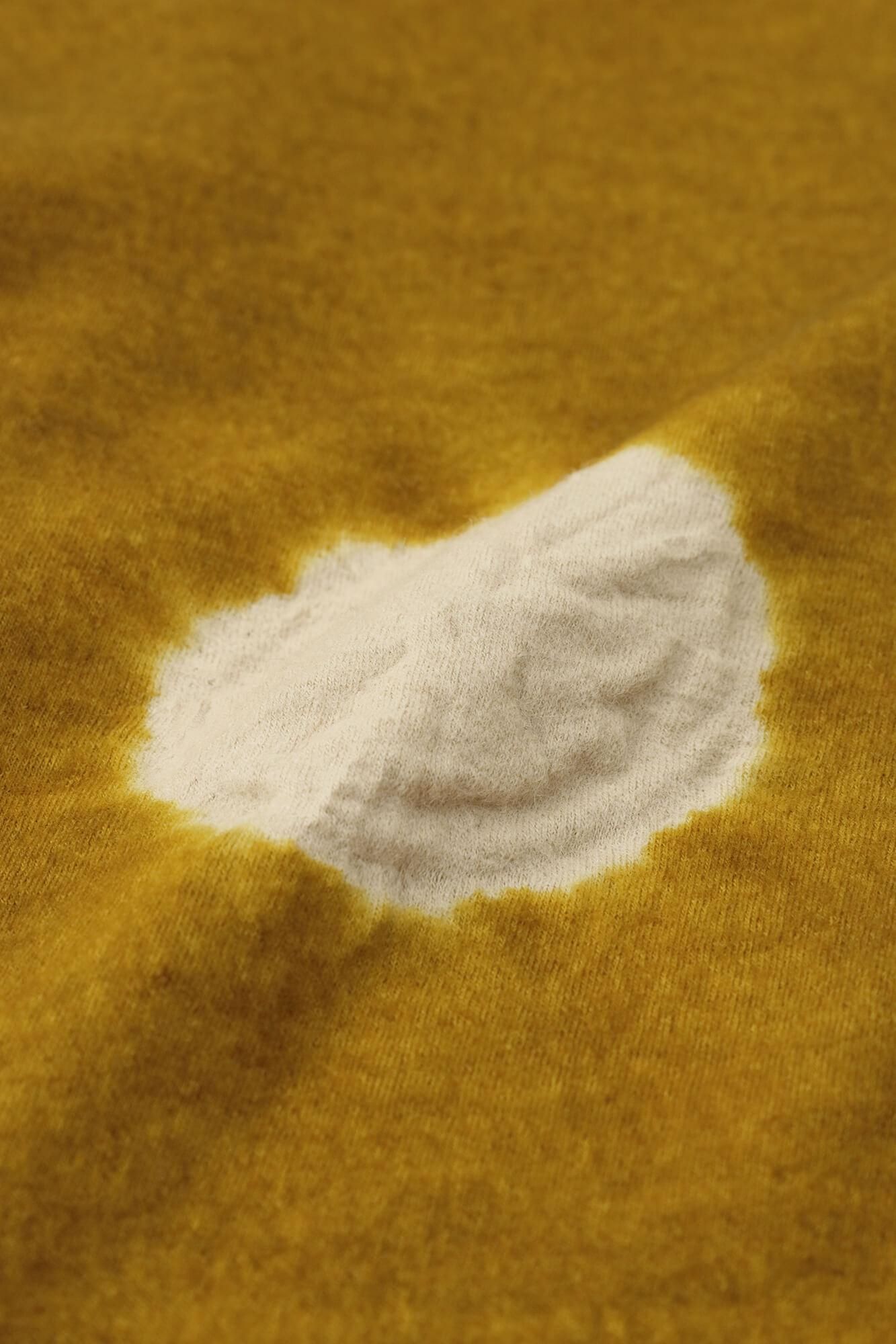 【net限定】近清絞り 梳毛(そもう) 強圧縮天竺(きょうあっしゅくてんじく) きさらぎ/水玉大(みずたまだい) 芥子色(からしいろ)×榛色(はしばみいろ)