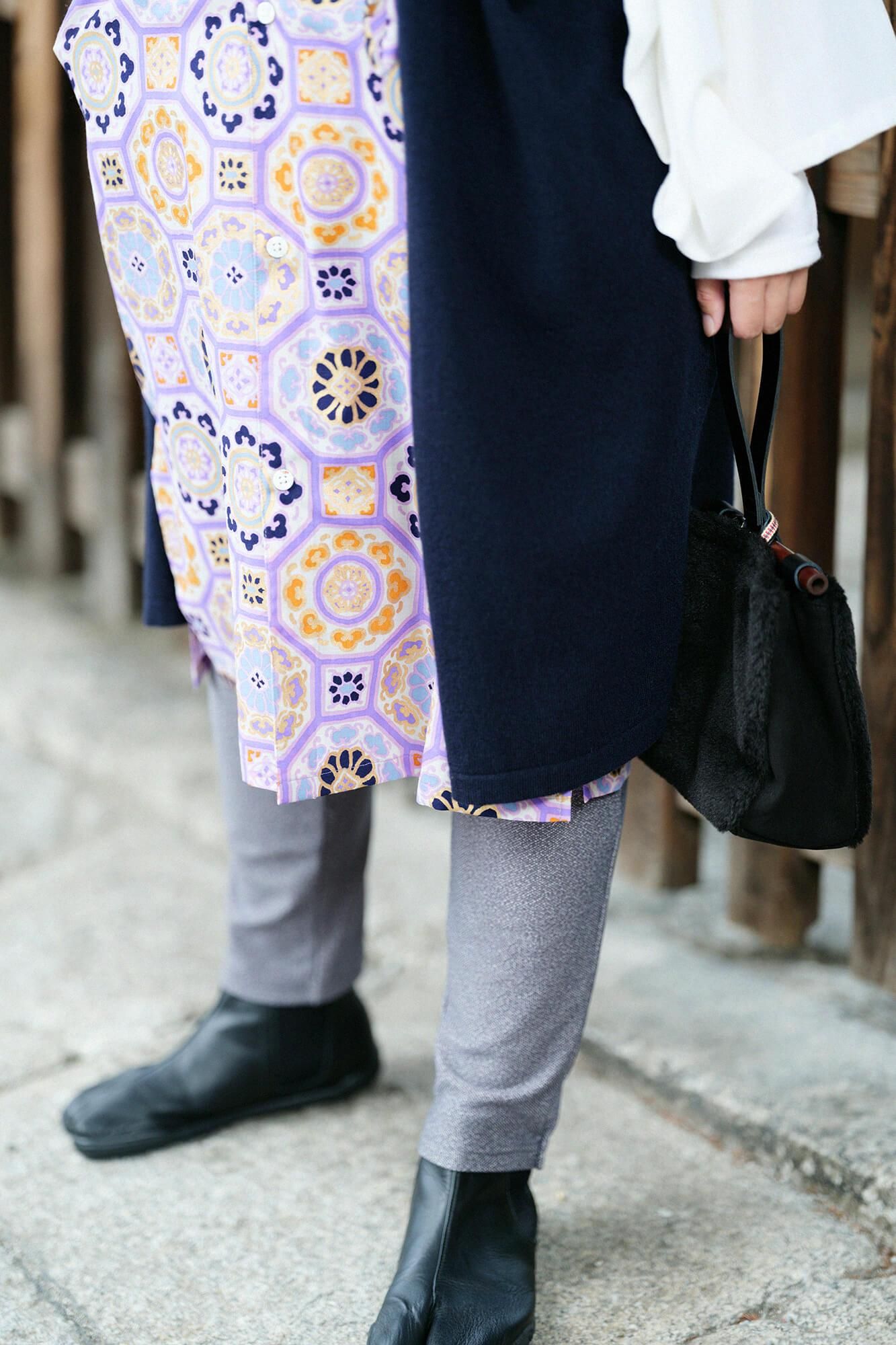 【net限定】ヒートパフォーマ(R) 細形(ほそなり)えんゆう穿き/鉛色(なまりいろ)