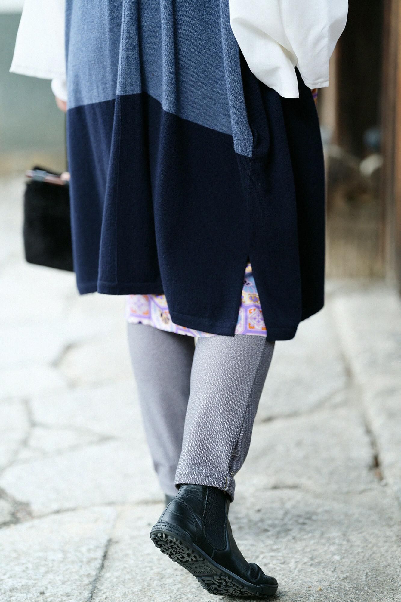 【net限定】ヒートパフォーマ(R) 細形(ほそなり)えんゆう穿き/鉛色(なまりいろ)