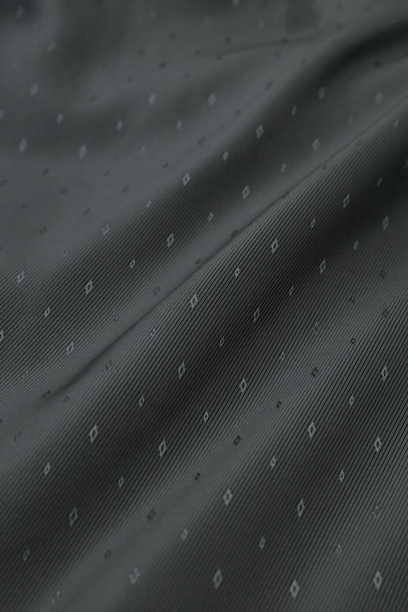 人造皮革 陣羽織夾棉 附裡襯/黑色