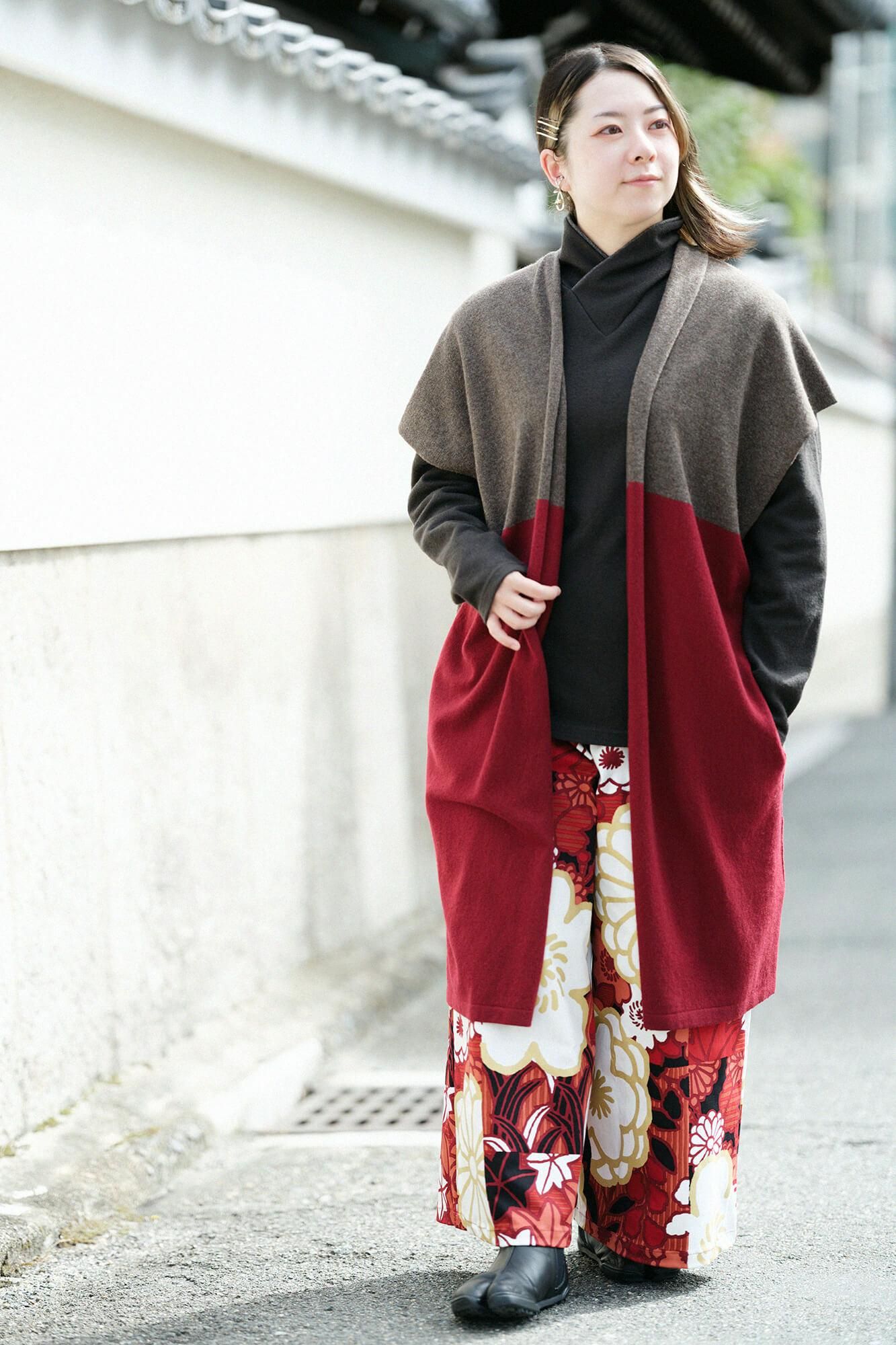 【net限定】モクロディ編 半衿秋声(はんえりしゅうせい)/憲法色(けんぽういろ)