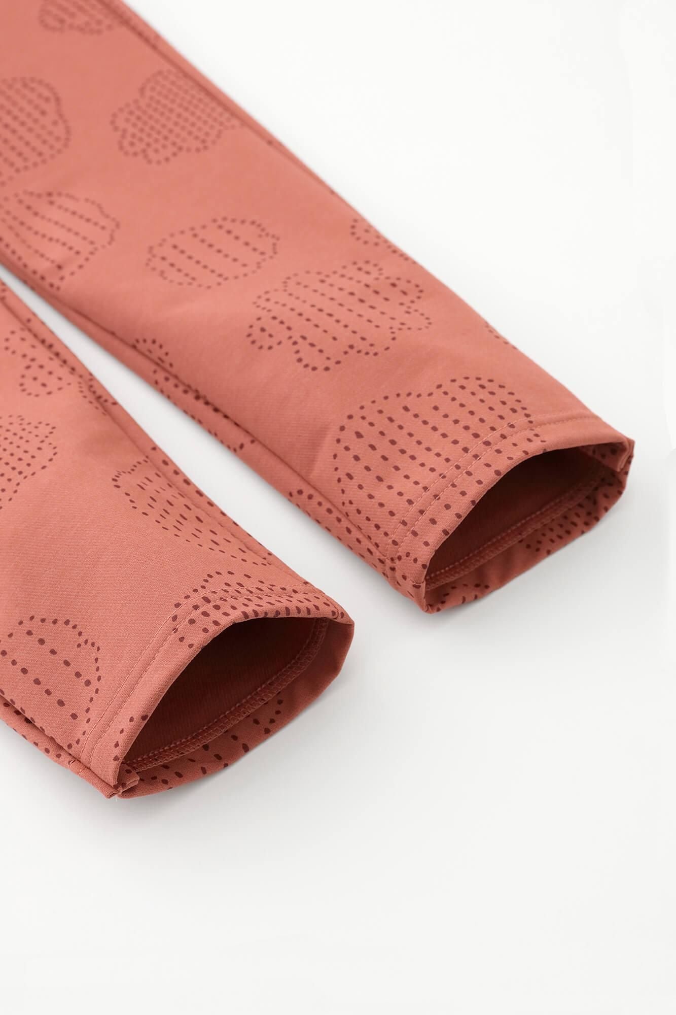 【官網限定】細起毛 斜紋織 窄版細腿褲/青花 珊瑚朱紅