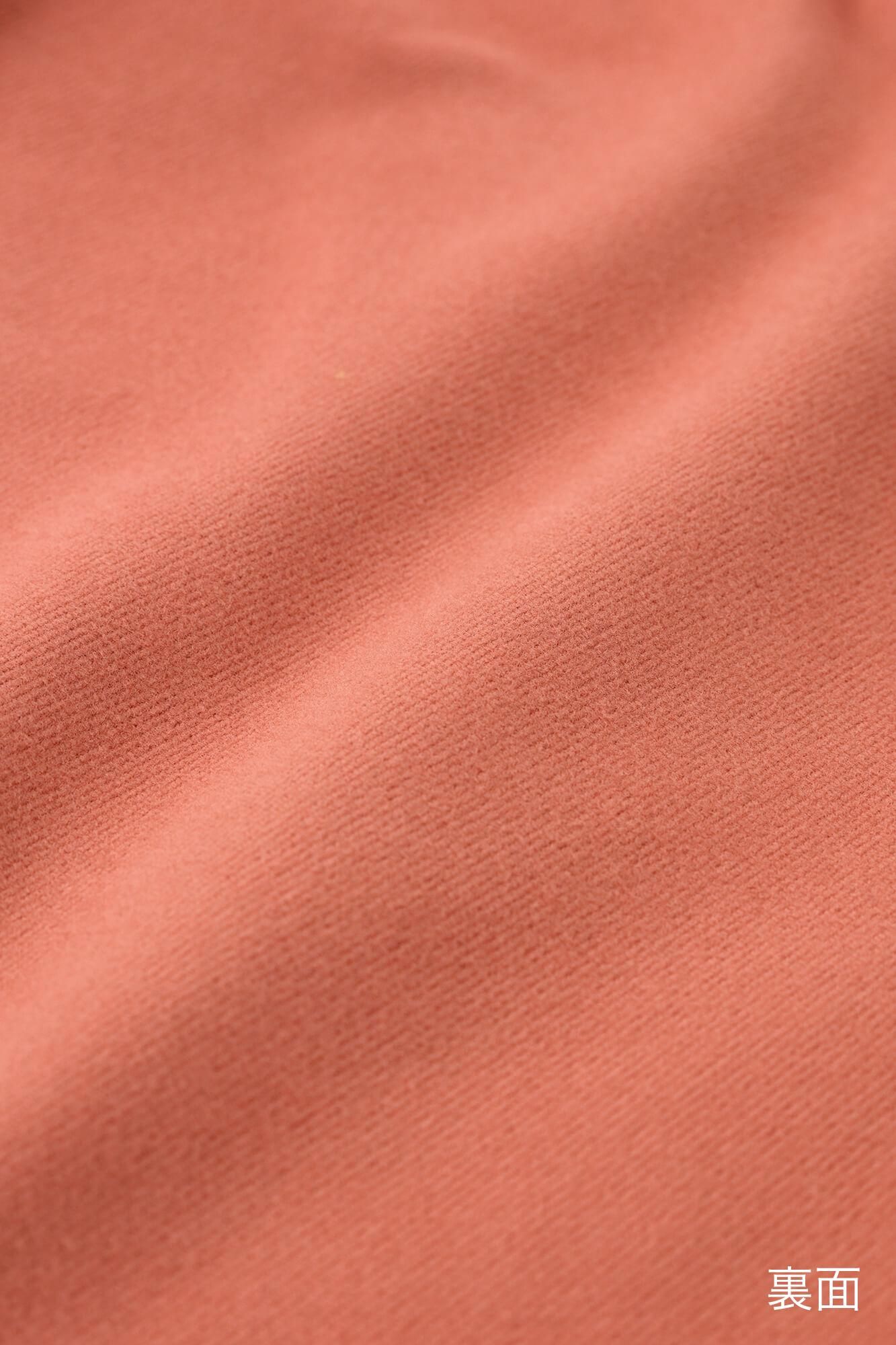 【官網限定】細起毛 斜紋織 窄版細腿褲/青花 珊瑚朱紅