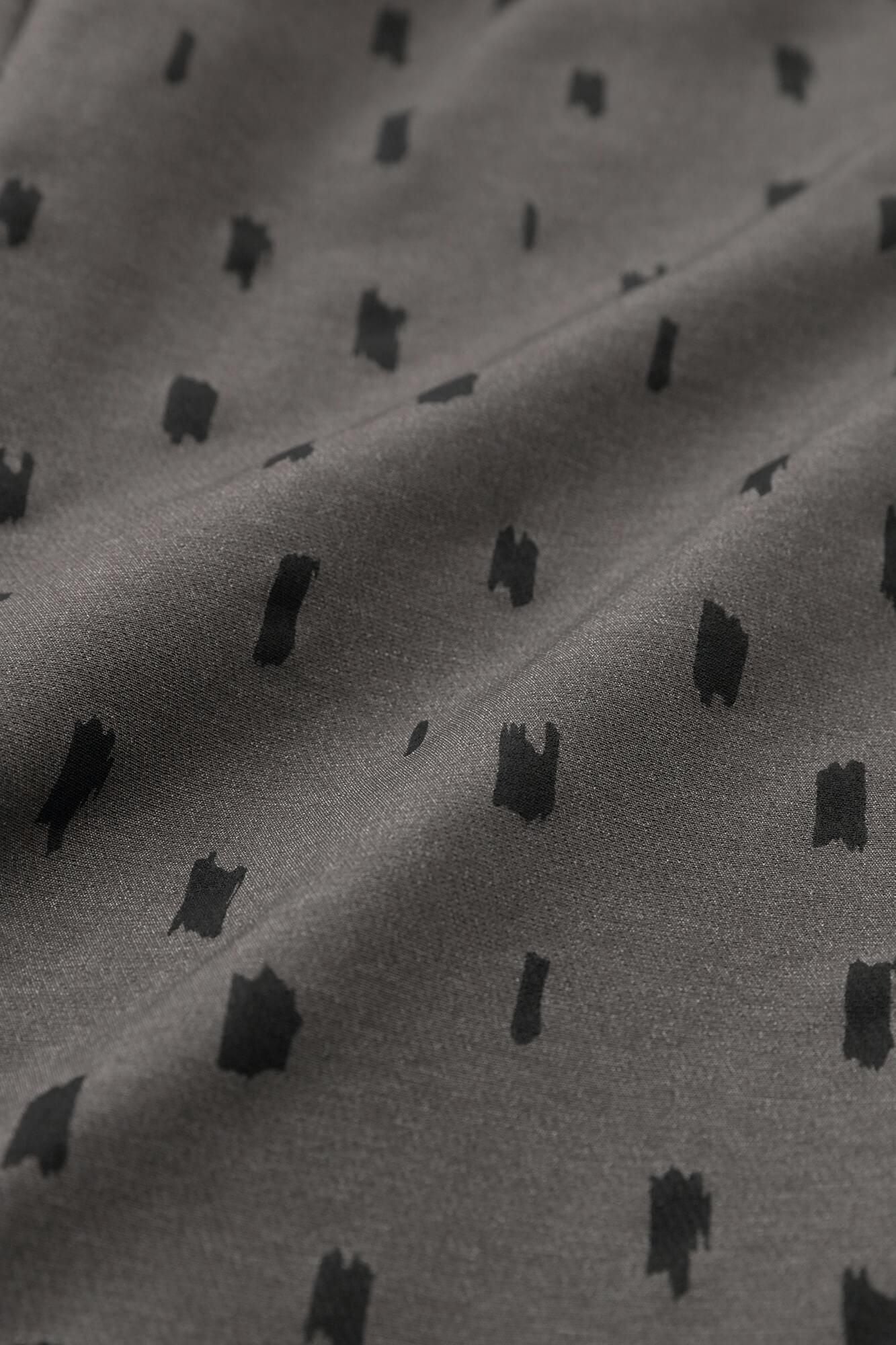 【net Limited】Fine Brushed Hair Twill Weave Slim-type Leggings Pants / Scattered Clouds Lead Color